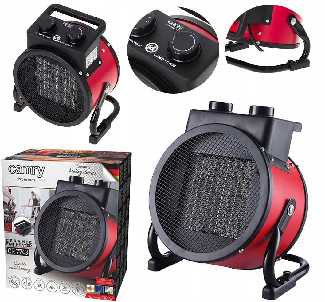 Keramický ohřívač 2400 W Camry Cr 7743