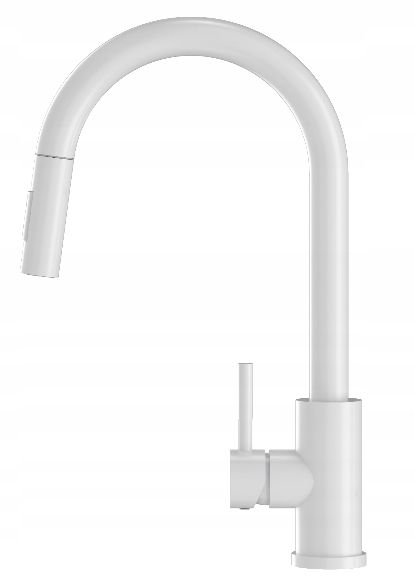 Kuchynská Batéria Kohútik Do Umývadla Biela Výsuvná Výtoková Tyč Loseto