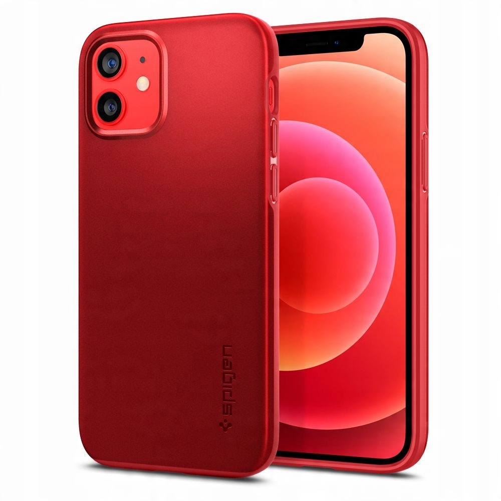 

Futerał Spigen Thin Fit iPhone 12/12 Pro czerwony