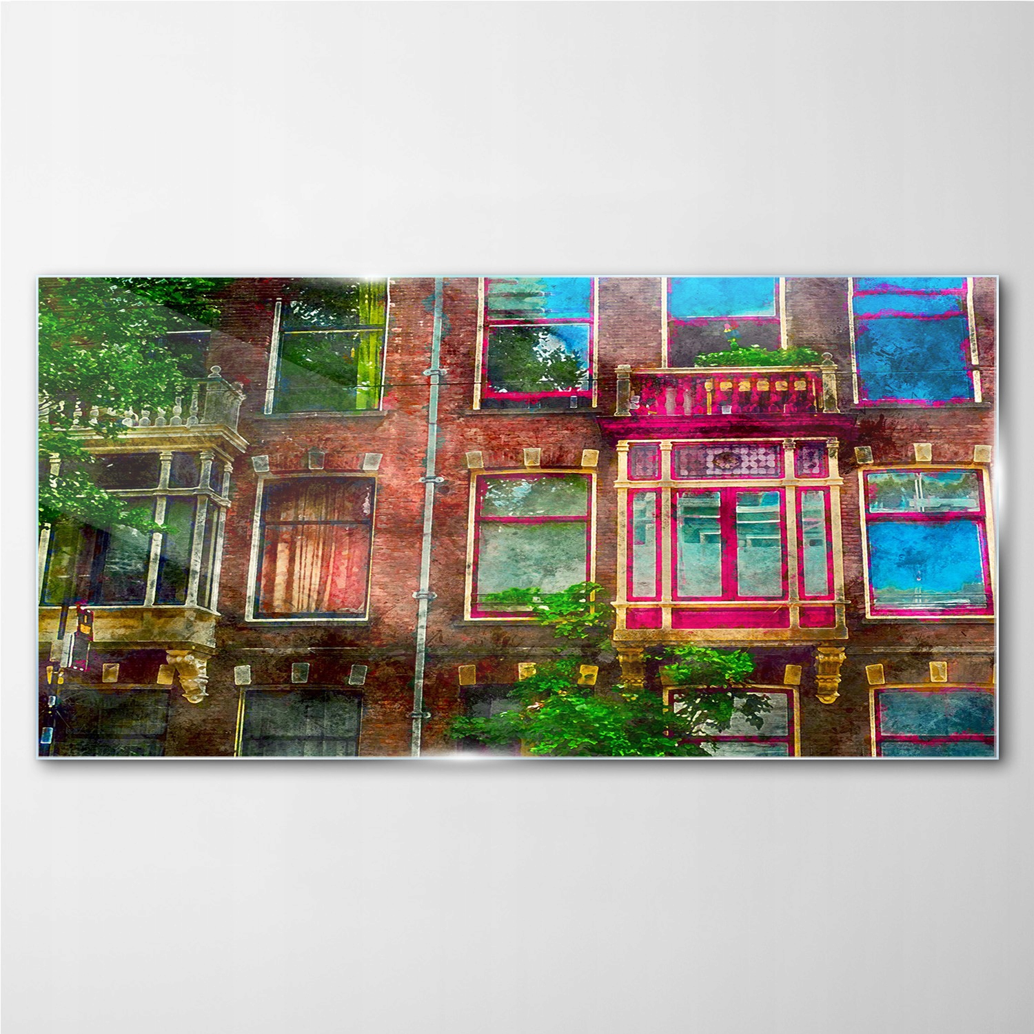 

Obraz na ścianę szkło Architektura dom okna 100x50