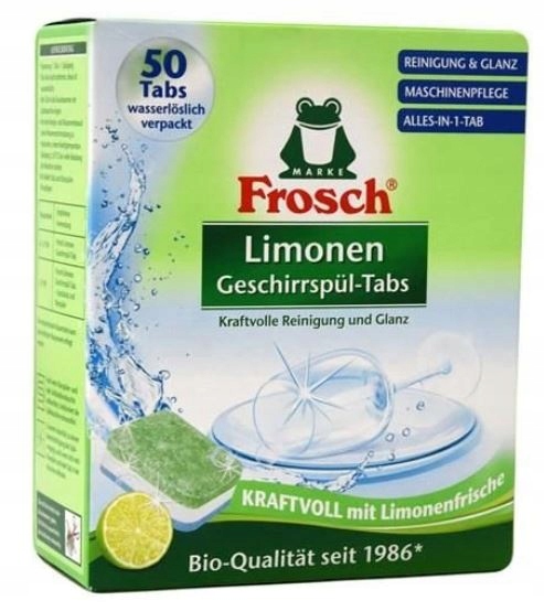 Levně Frosch Limonen tablety do myčky 50 De kapsle