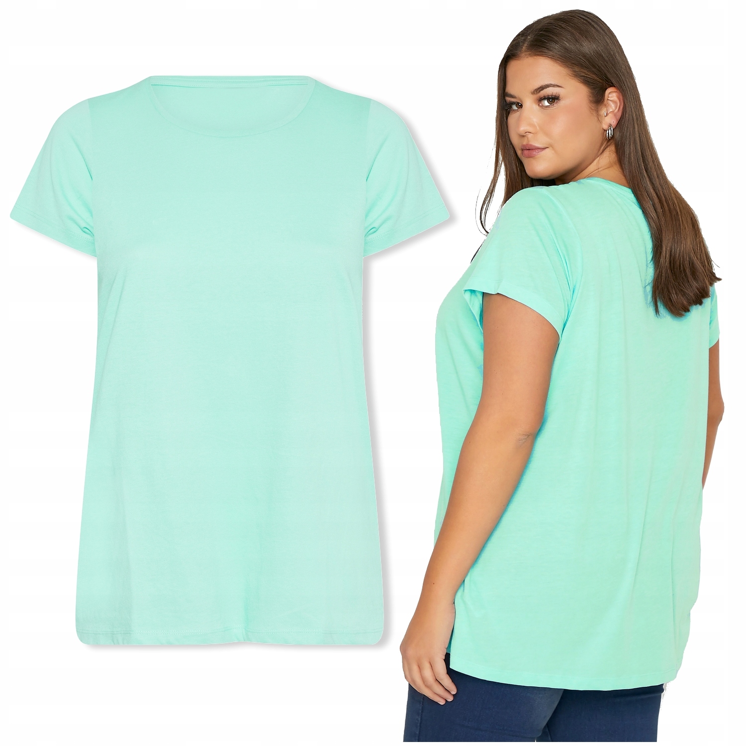 

Bluzka T-shirt Top Koszulka Bawełniana Basic #2XL