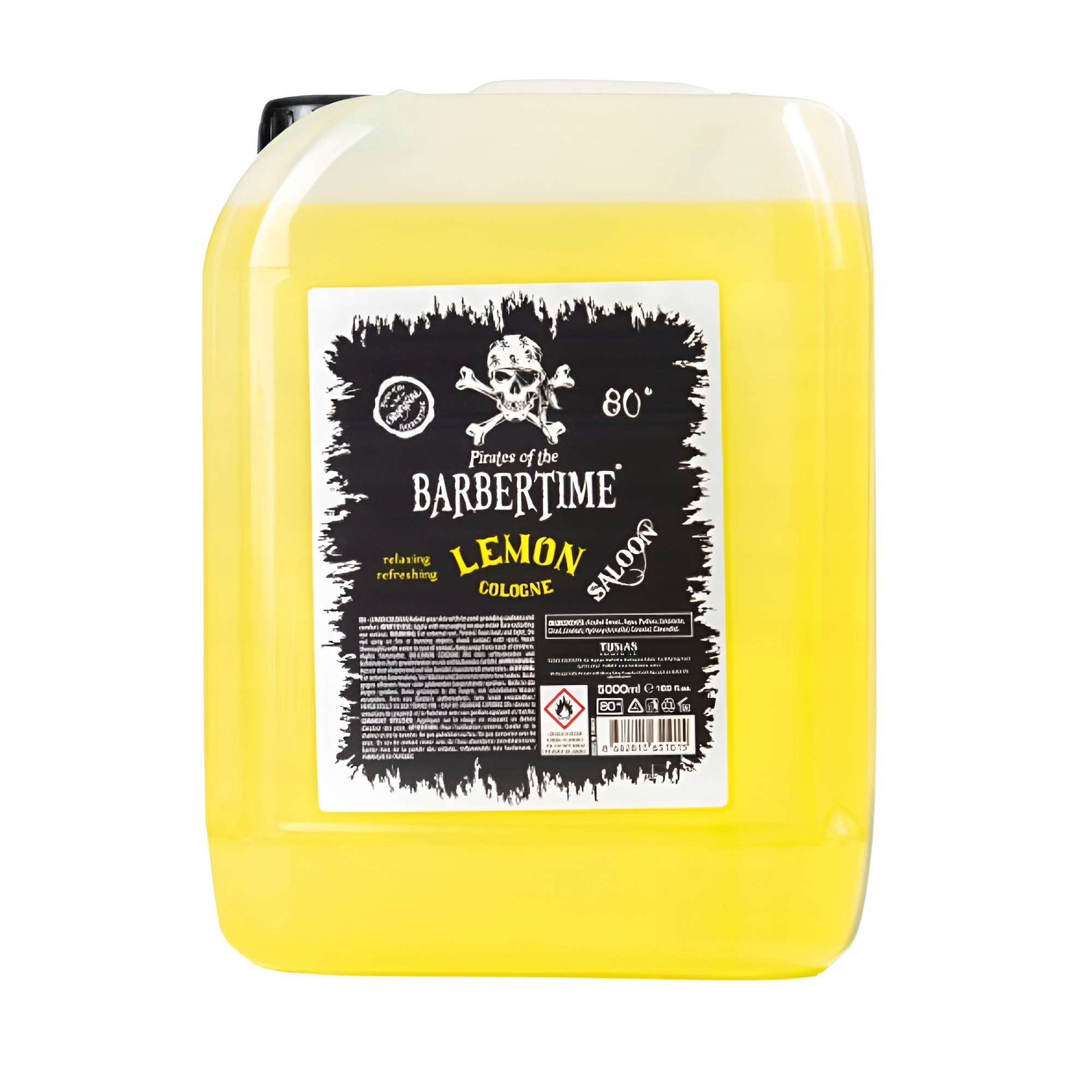 Barbertime After Shave Cologne Woda Kolońska Po Goleniu Lemon 5000ML