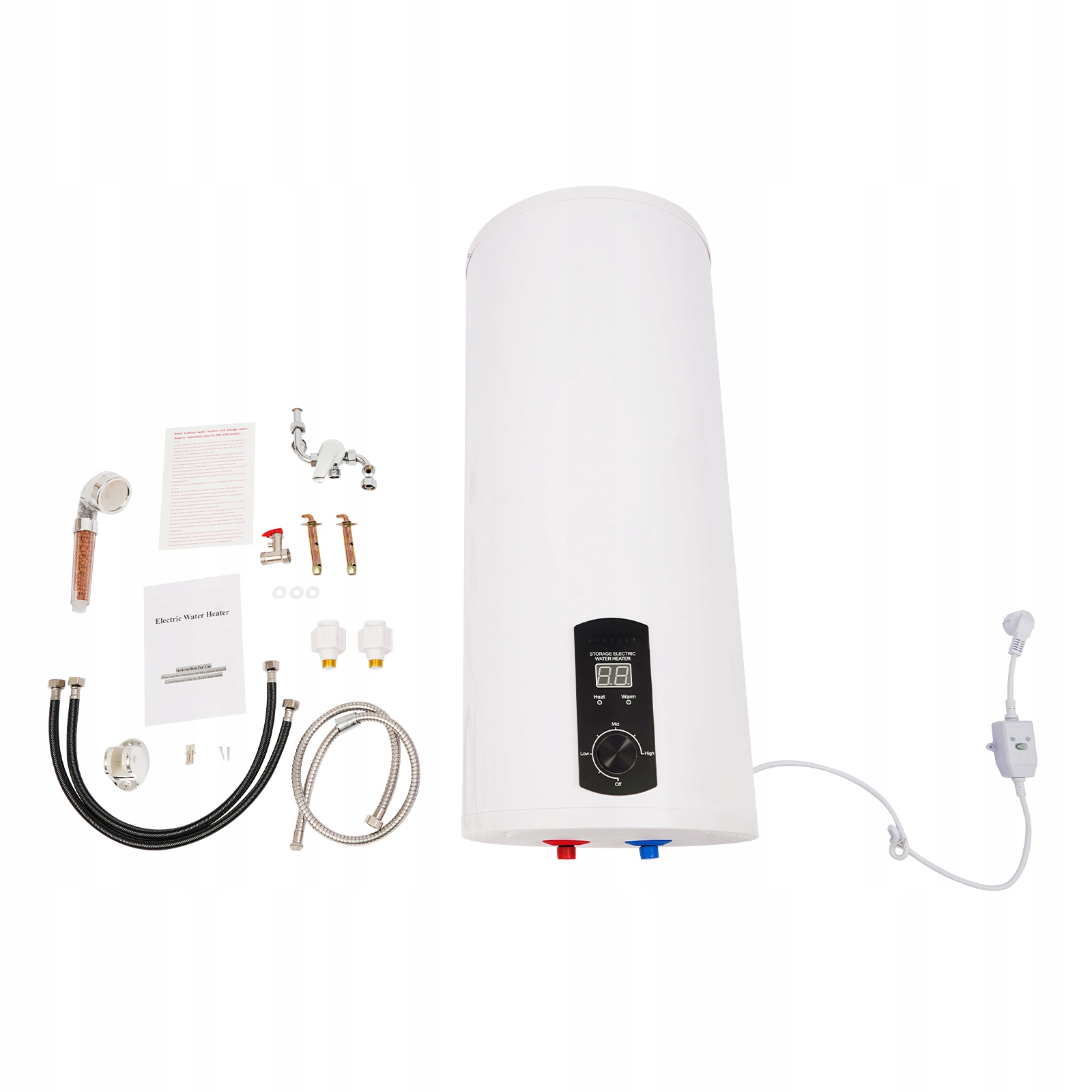 Elektryczny podgrzewacz wody 60l do kuchni/łazienki, 2000W, 220V