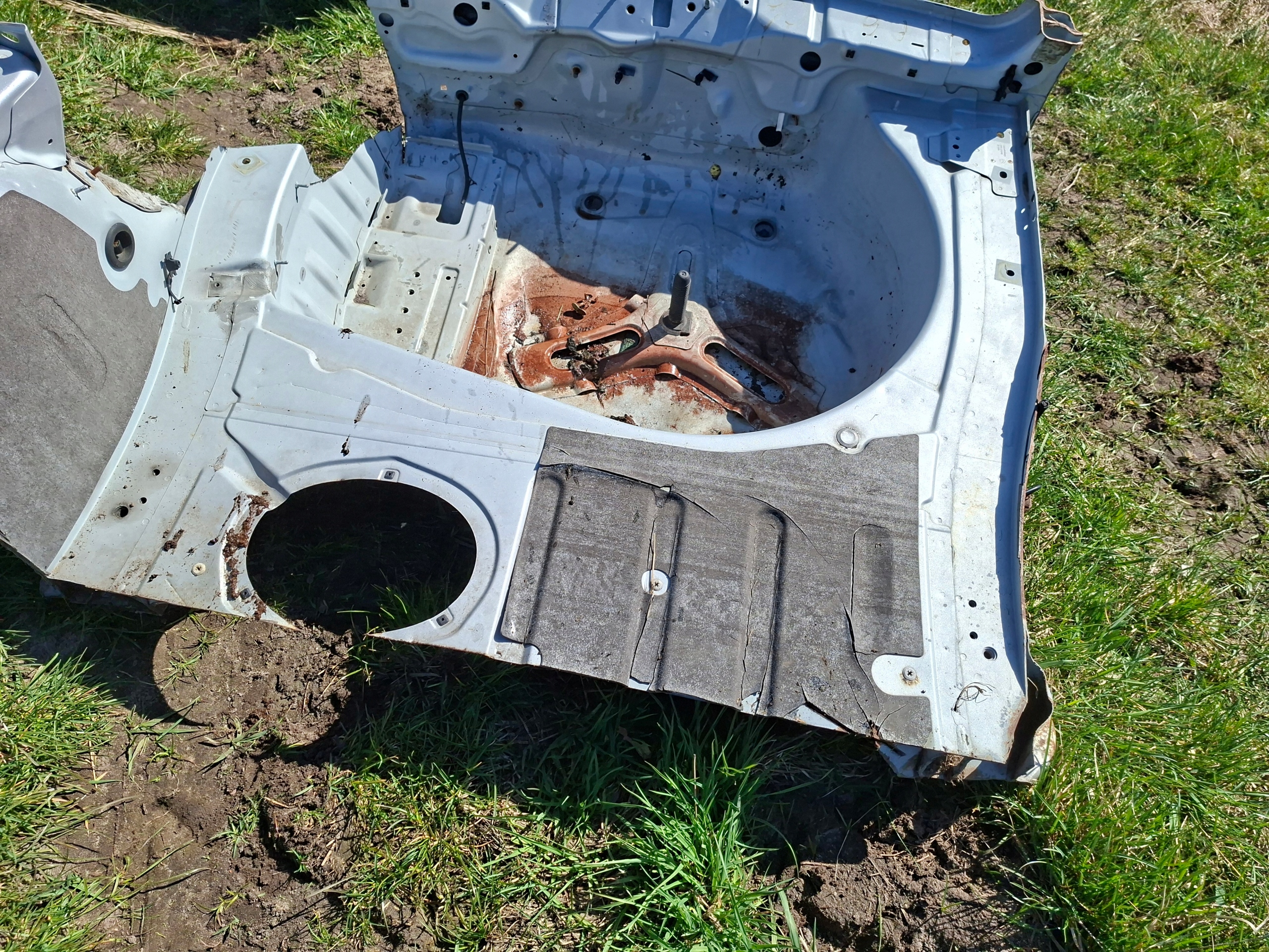 sump rear panel rear audi a6 c6 LY7W