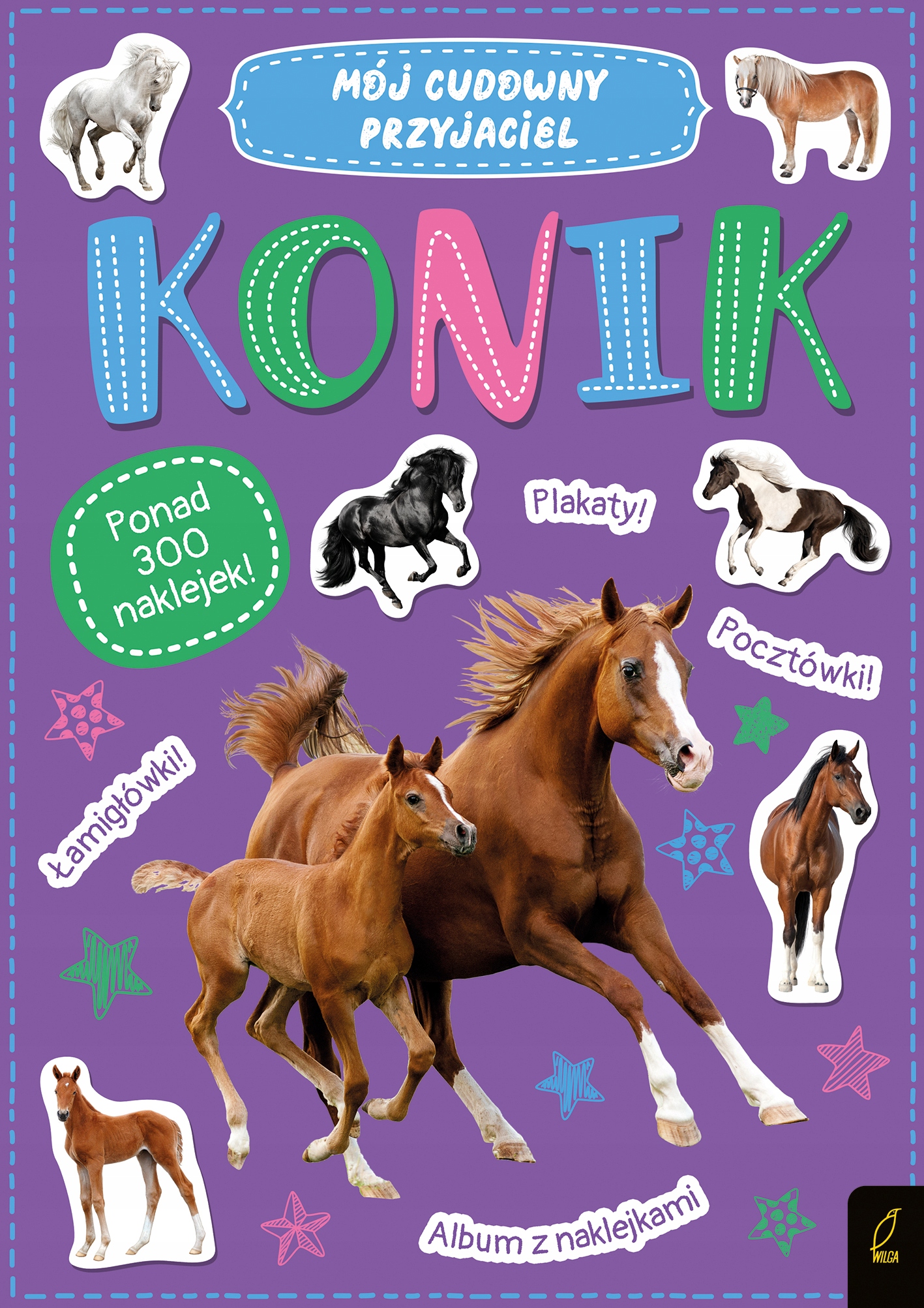 

Konik Mój cudowny przyjaciel naklejki zadania kolo