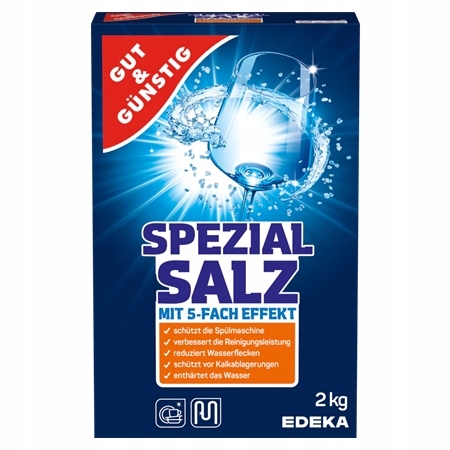 

G&g Sól Do Zmywarki Gruba Spezial Salz 2KG De