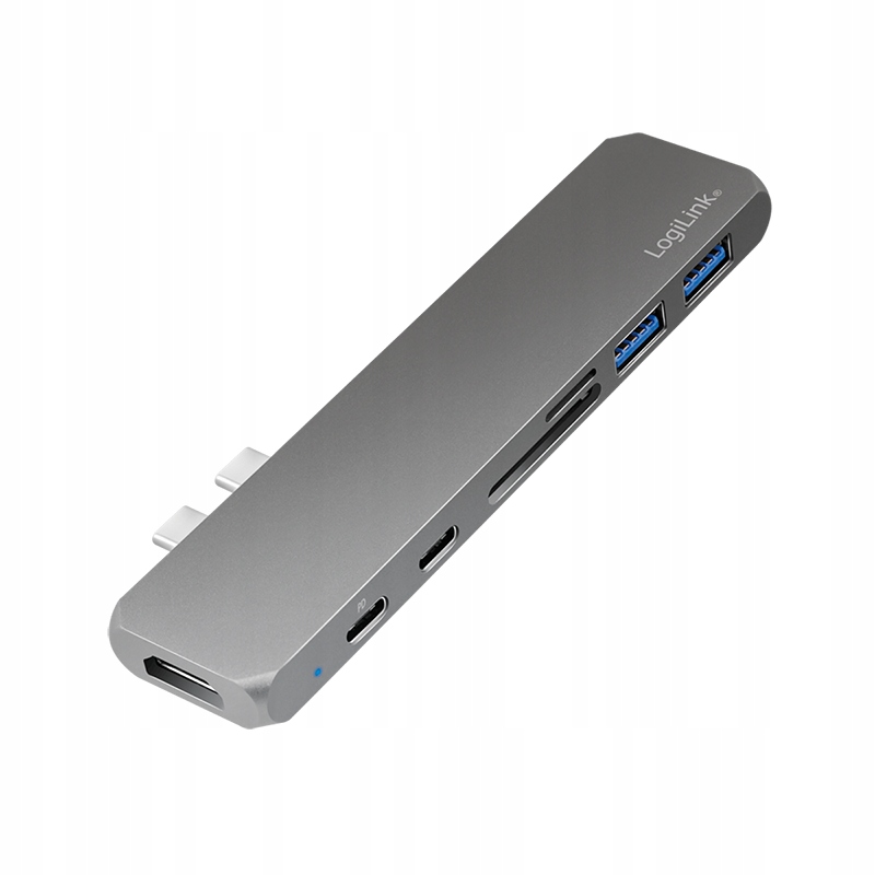 Dokovací Stanice LogiLink Hub Usb C 7 portů Thunderbolt 3 Hdmi Pd 100W