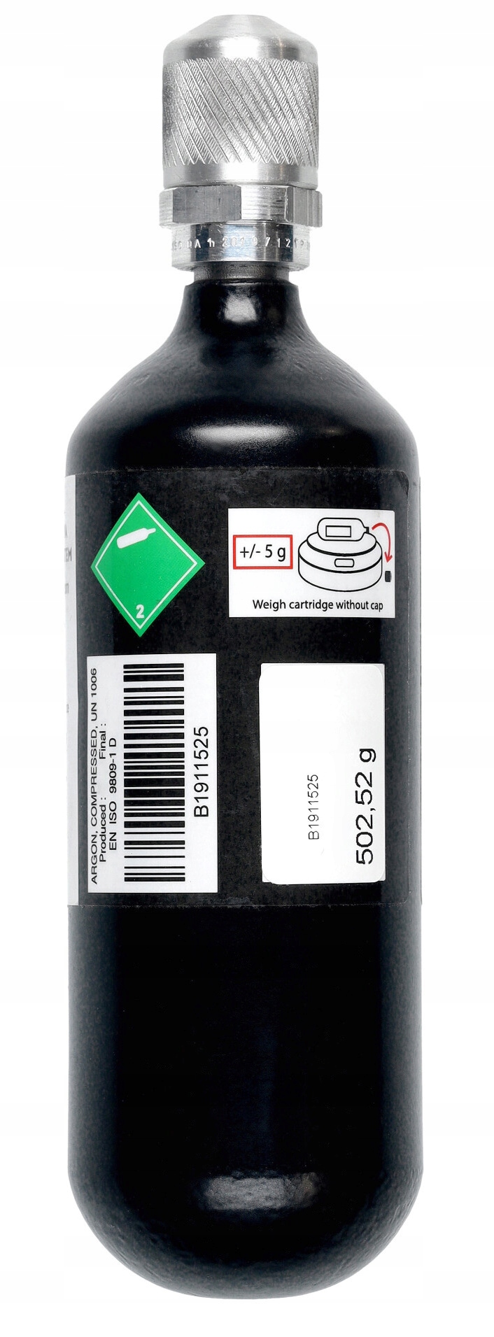 NABÓJ GAZOWY ARVA REACTOR STEEL CARTRIDGE 300 BAR