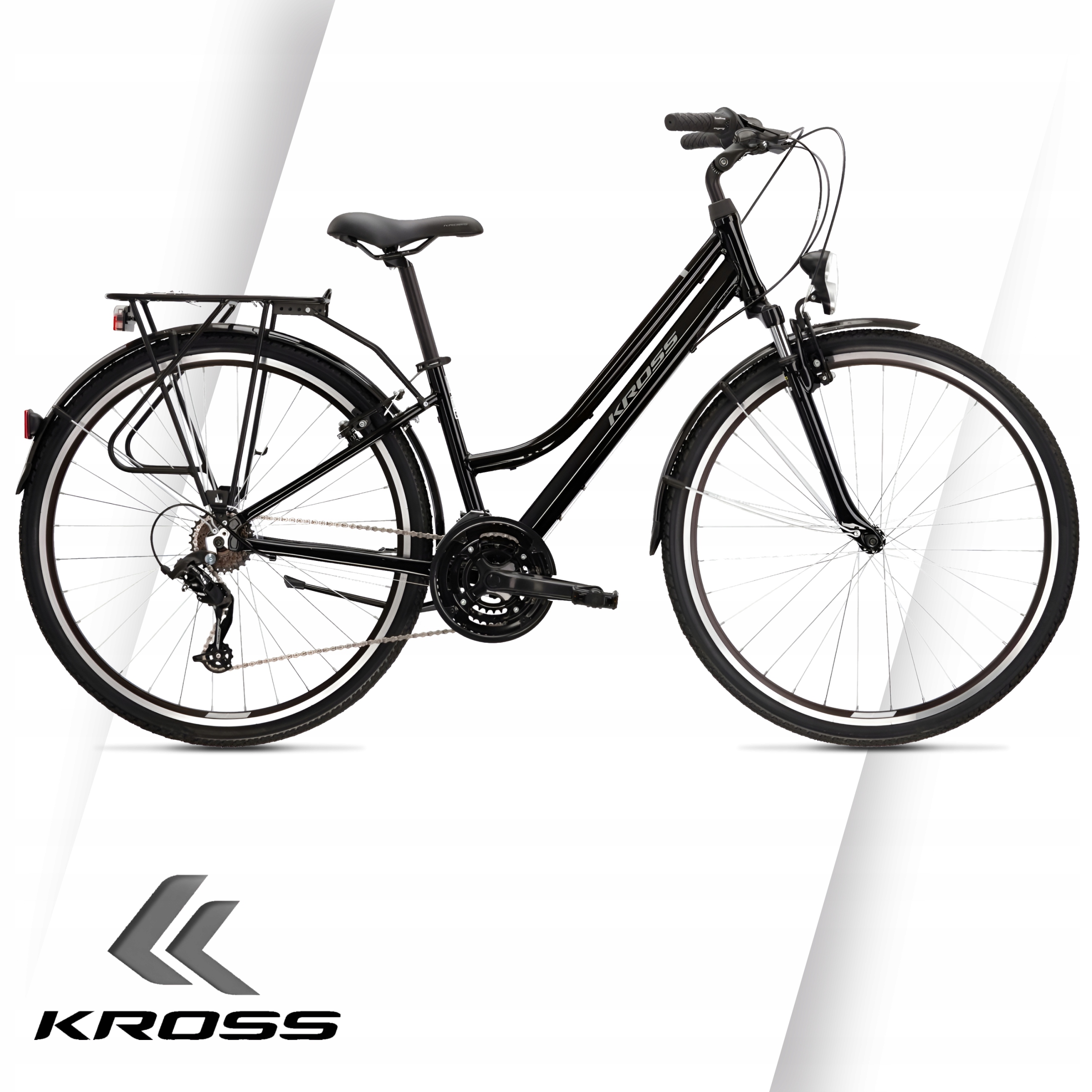 Lekki Rower trekkingowy damski Kross Trans28" 1.0 rama alum.15" 150-160cm