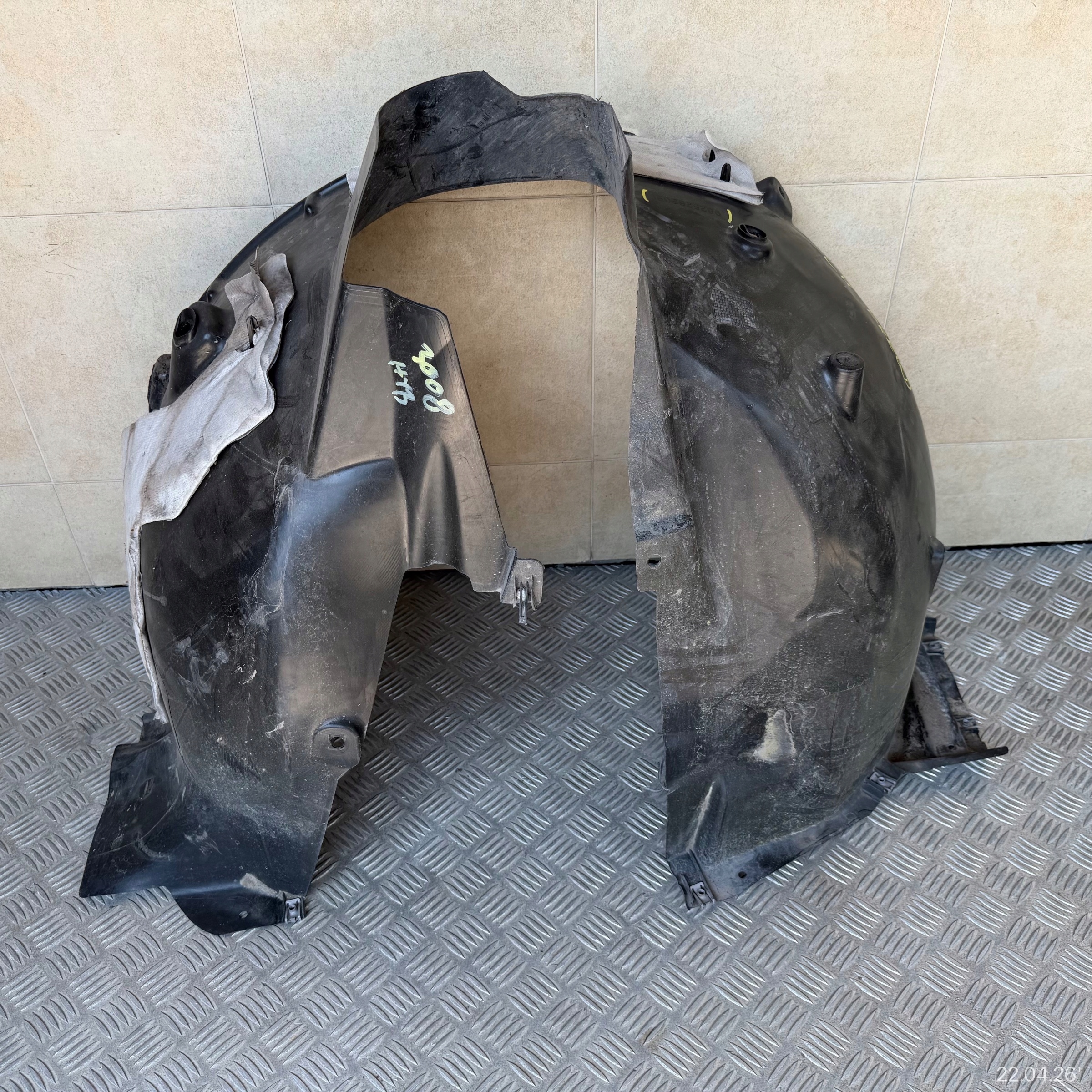 mudguard front left PEUGEOT 3008 II 9825282080