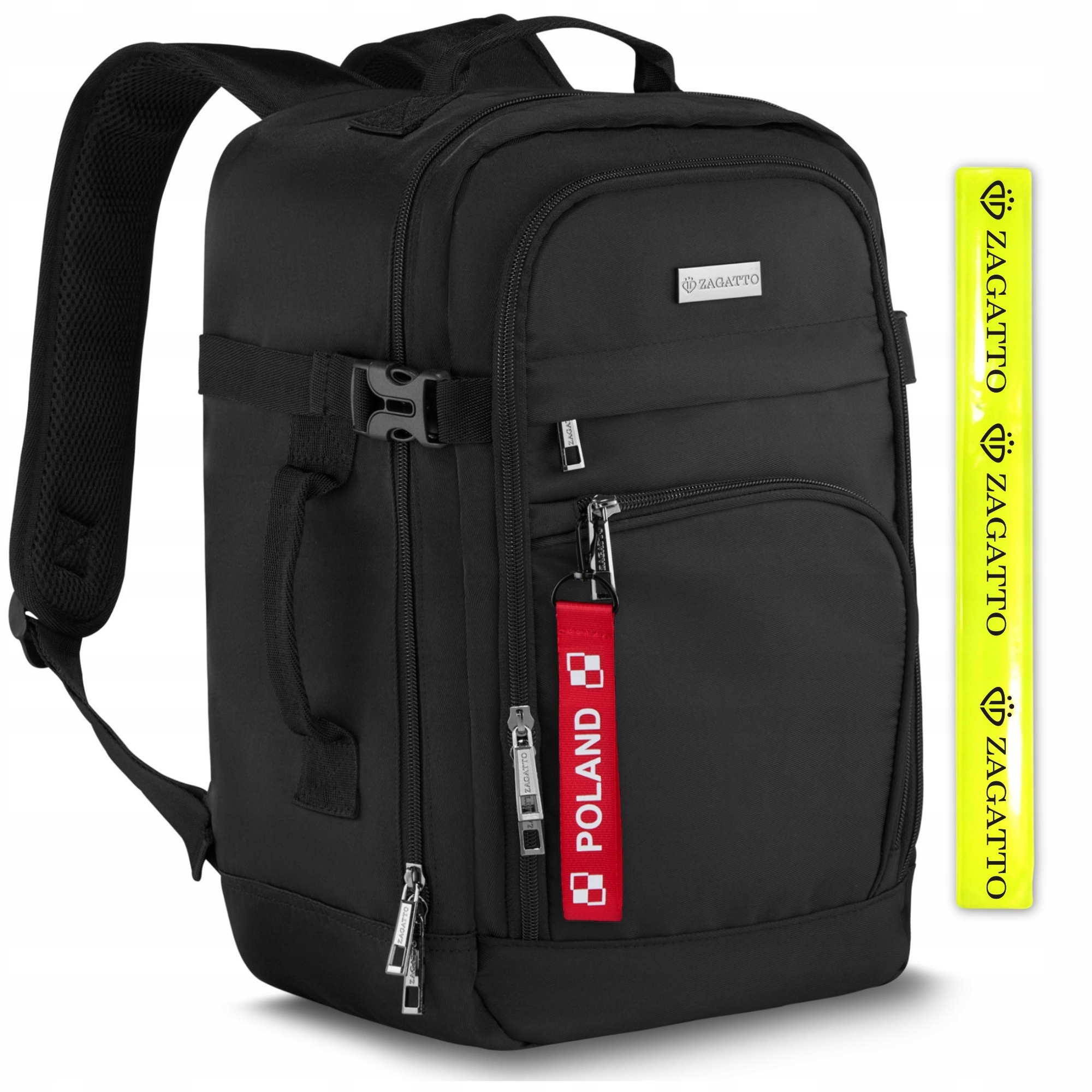 Plecak do samolotu Ryanair 40x30x20 kabinowy turystyczny bagaż Zagatto