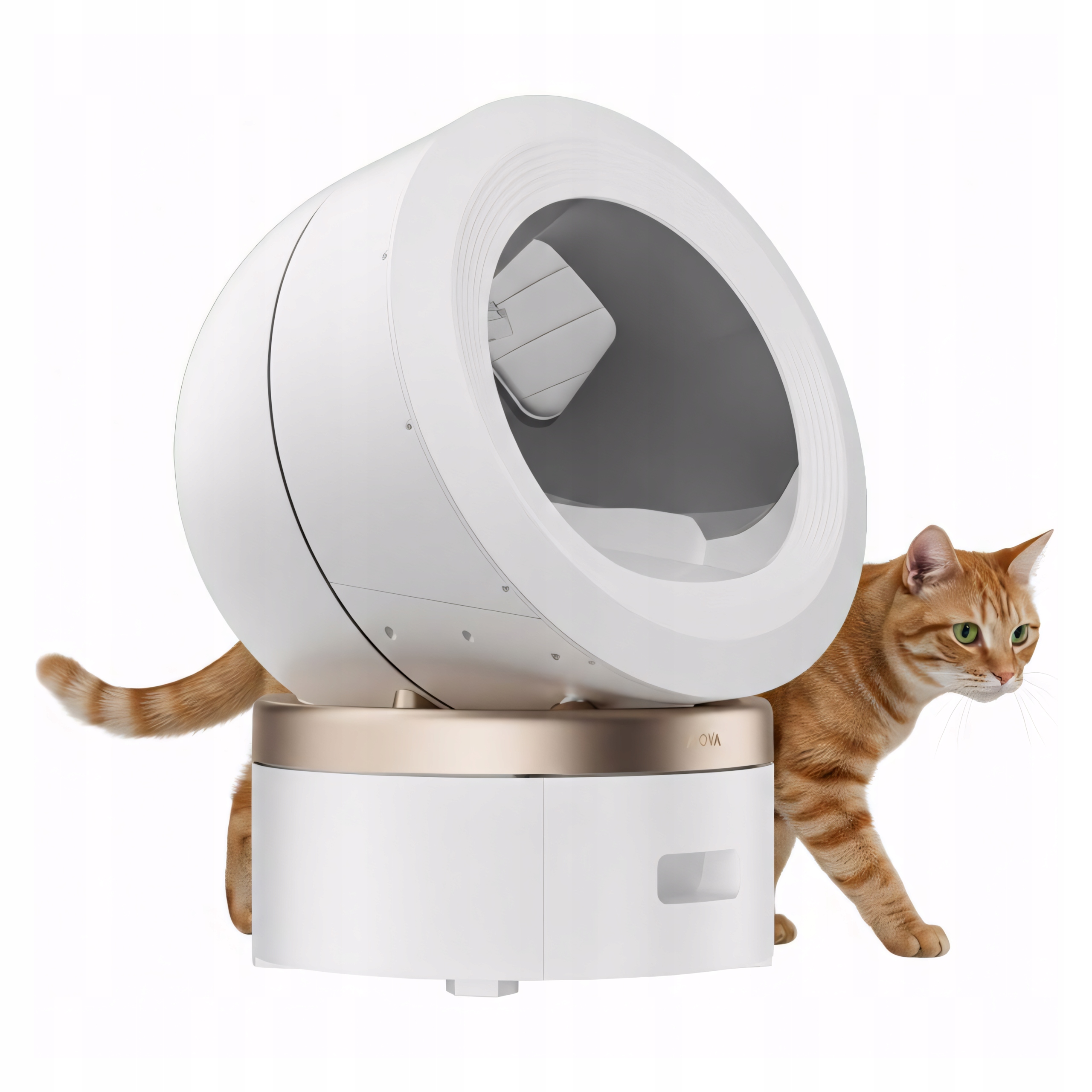 Mova LR10 Prime Inteligentna Samoczyszcząca Kuweta dla Kotów Biała