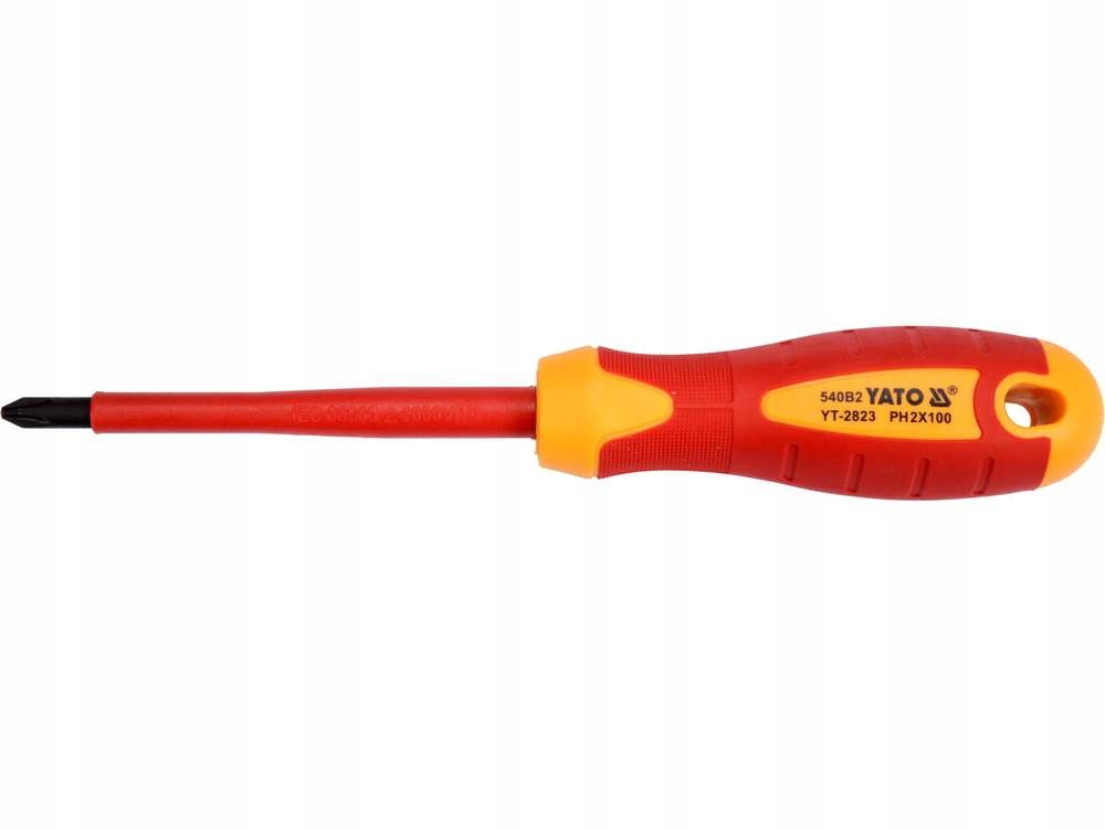 

Wkrętak Śrubokręt PH2 100MM Izolowany Vde 1000V