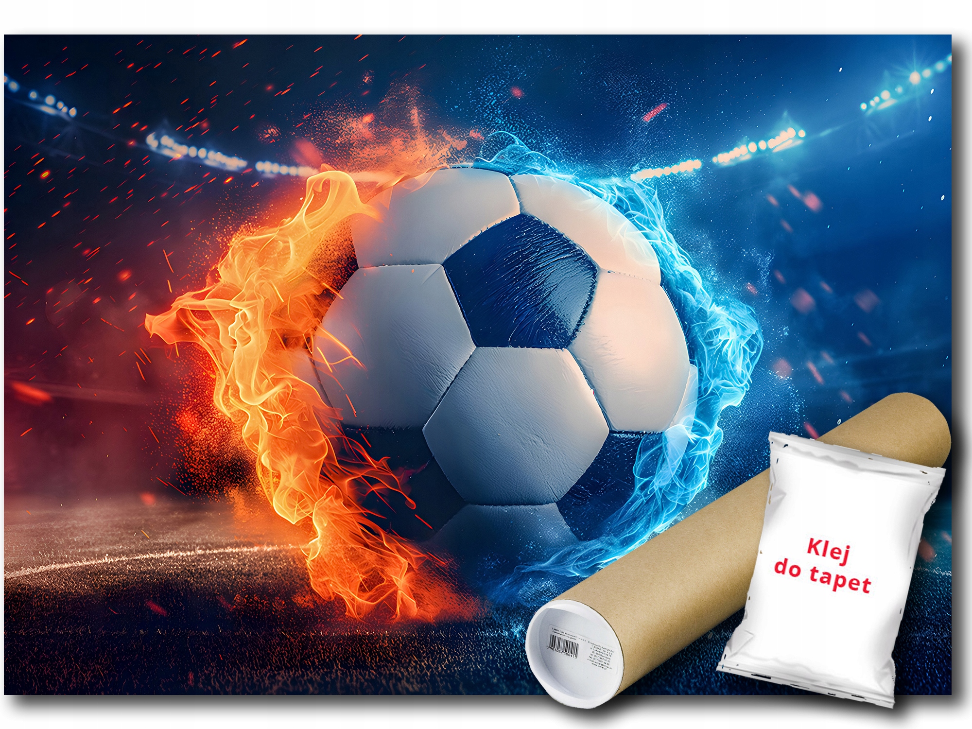 Fototapeta Flizelina Sport Fotbal Oheň 150x105 lepidlo bonus