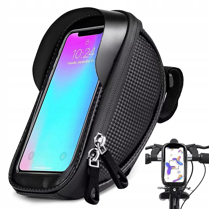 Torba Sakwa rowerowa z miejscem na telefon (smartfon max do 6,8 przekatnej)