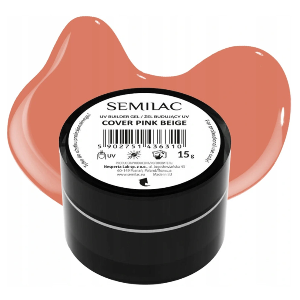

Semilac Żel Budujący Cover Pink Beige 15G