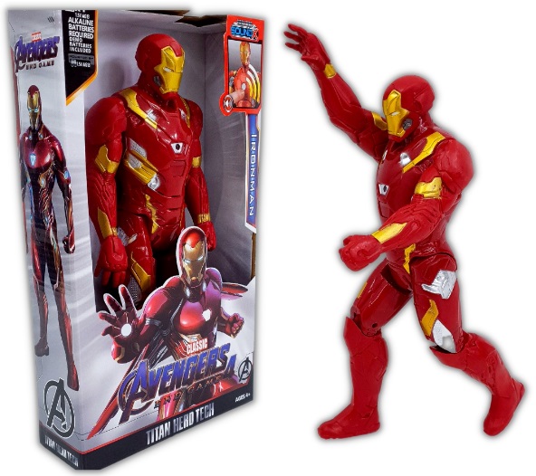 FIGURKA IRON MAN INTERAKTYWNA SWIECI AVENGERS 30cm Marka Avengers