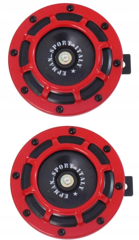 CZERWONY KLAKSON BLAST-TONE x2 115dB 400Hz GŁOŚNY