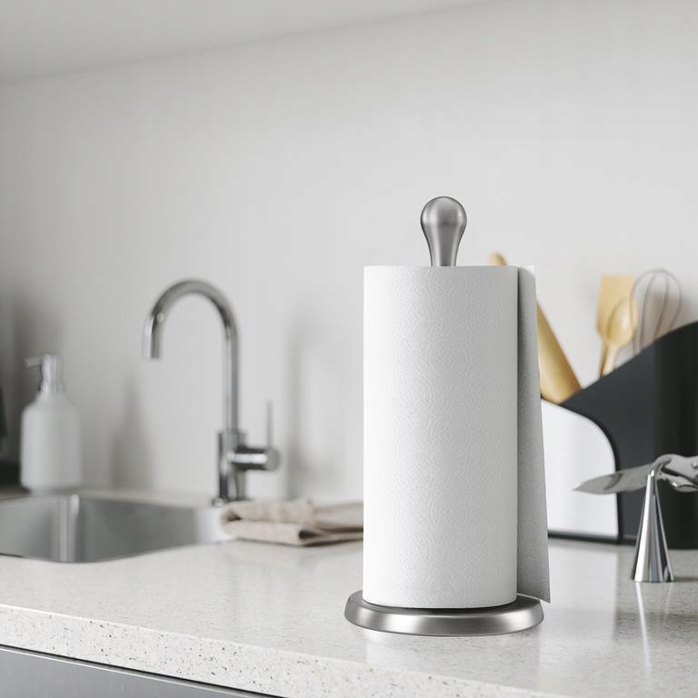 STOJAK NA RĘCZNIK PAPIEROWY Tug Metalowy czarny Kolor czarny