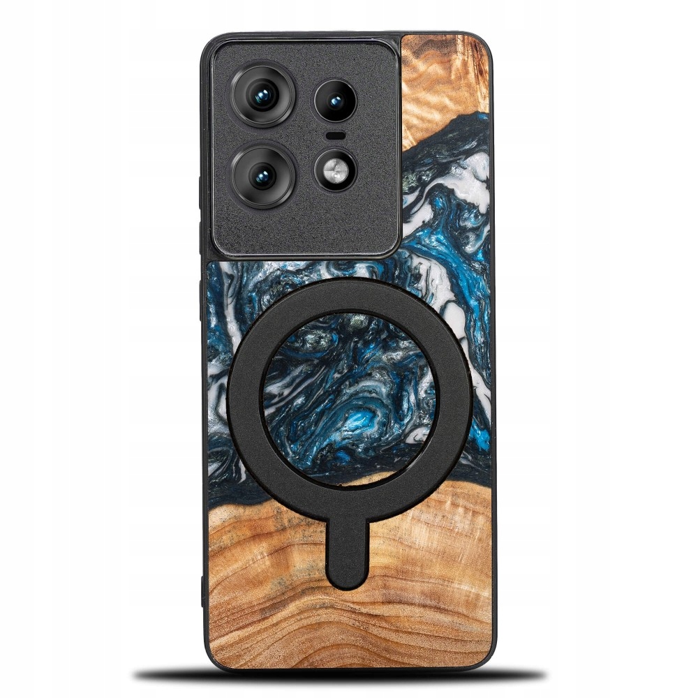 Pouzdro Bewood Unique pro Motorola Edge 50 Pro Planety Země s MagSafe