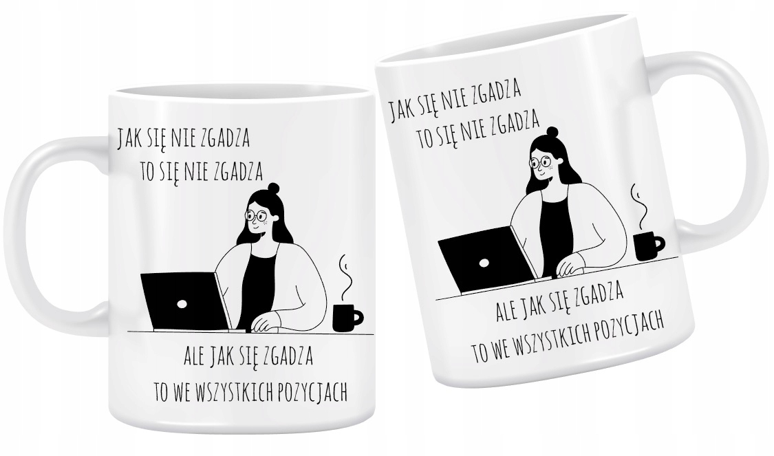 

Kubek Księgowej na prezent Śmieszny Tekst 330ml
