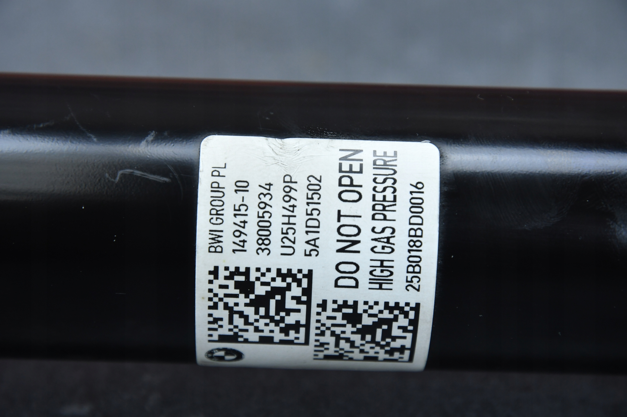 shock absorber right left rear part rear MINI COOPER U25 5A1D515 3214km