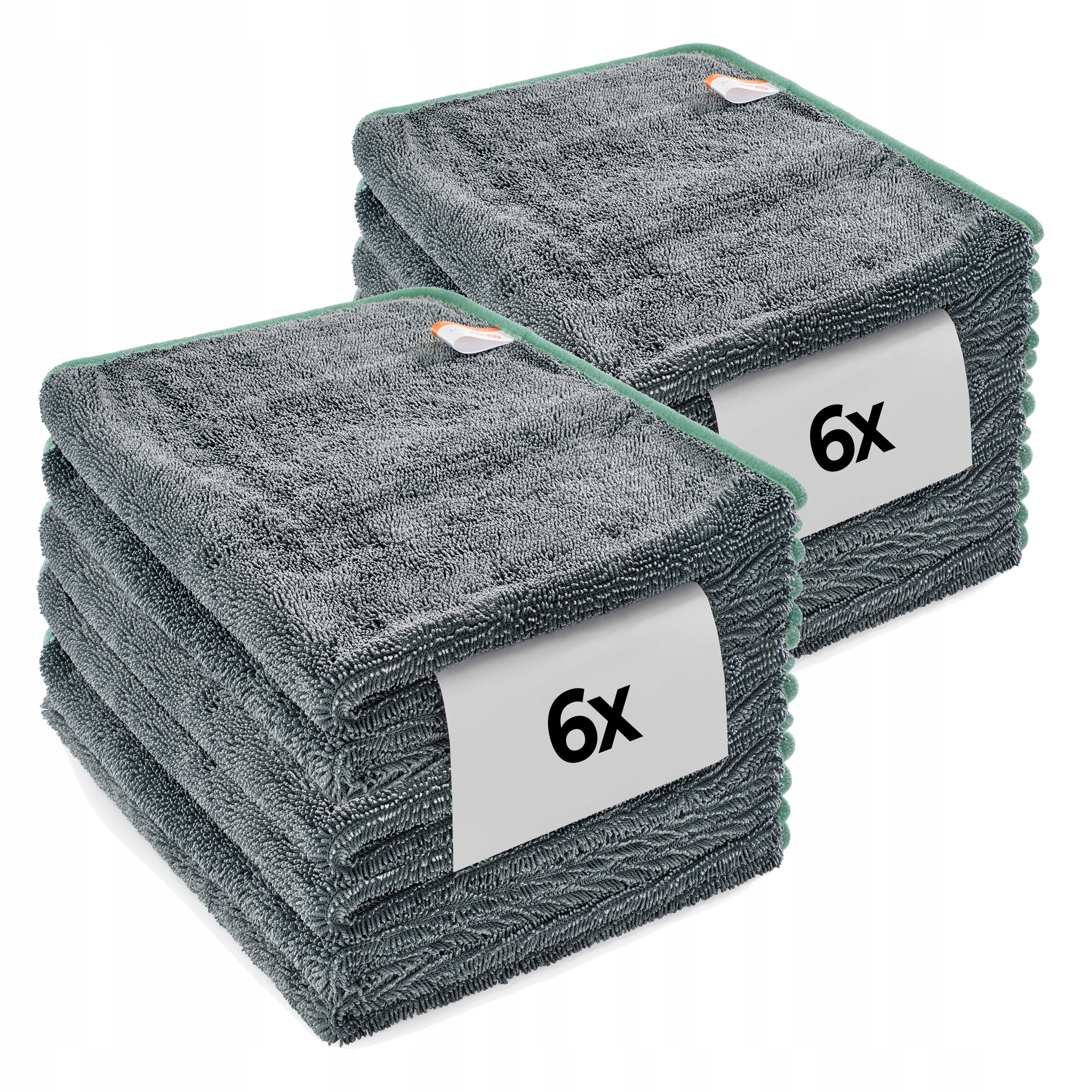 12x Utěrka z mikrovlákna pro mytí a vysoušení auta, So Dry XXL -50x6