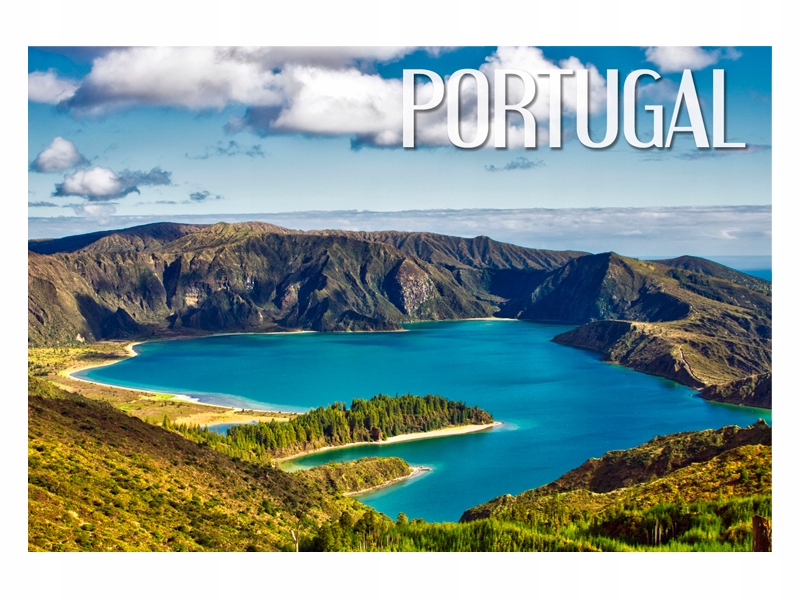 

Portugalia Azory Krajobraz Magnes na lodówkę