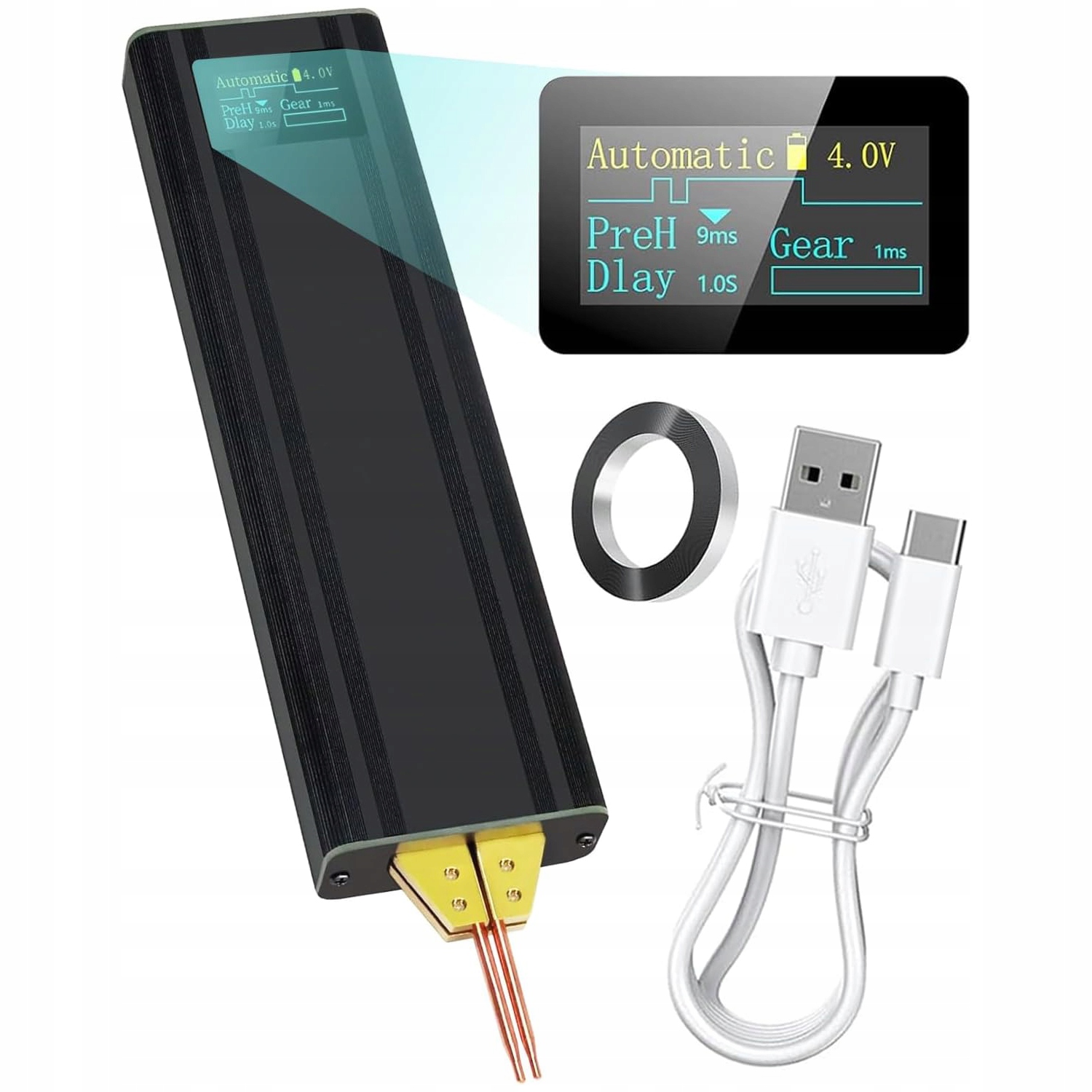 Akumulátorová bodová svářečka Dvourežimová bodová svářečka 5000 mAh