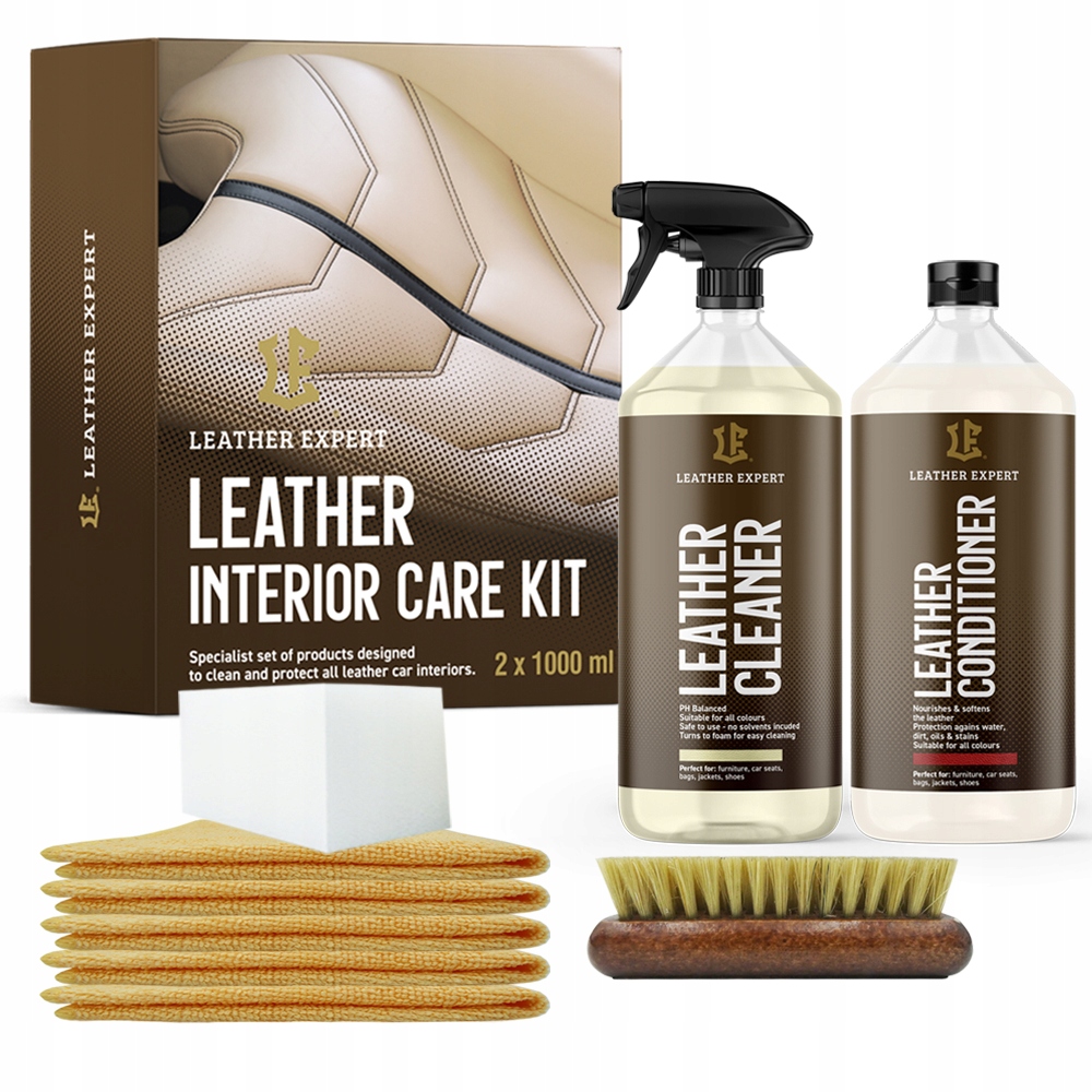 Sada na čištění a péči o čalounění 5v1 Leather Expert
