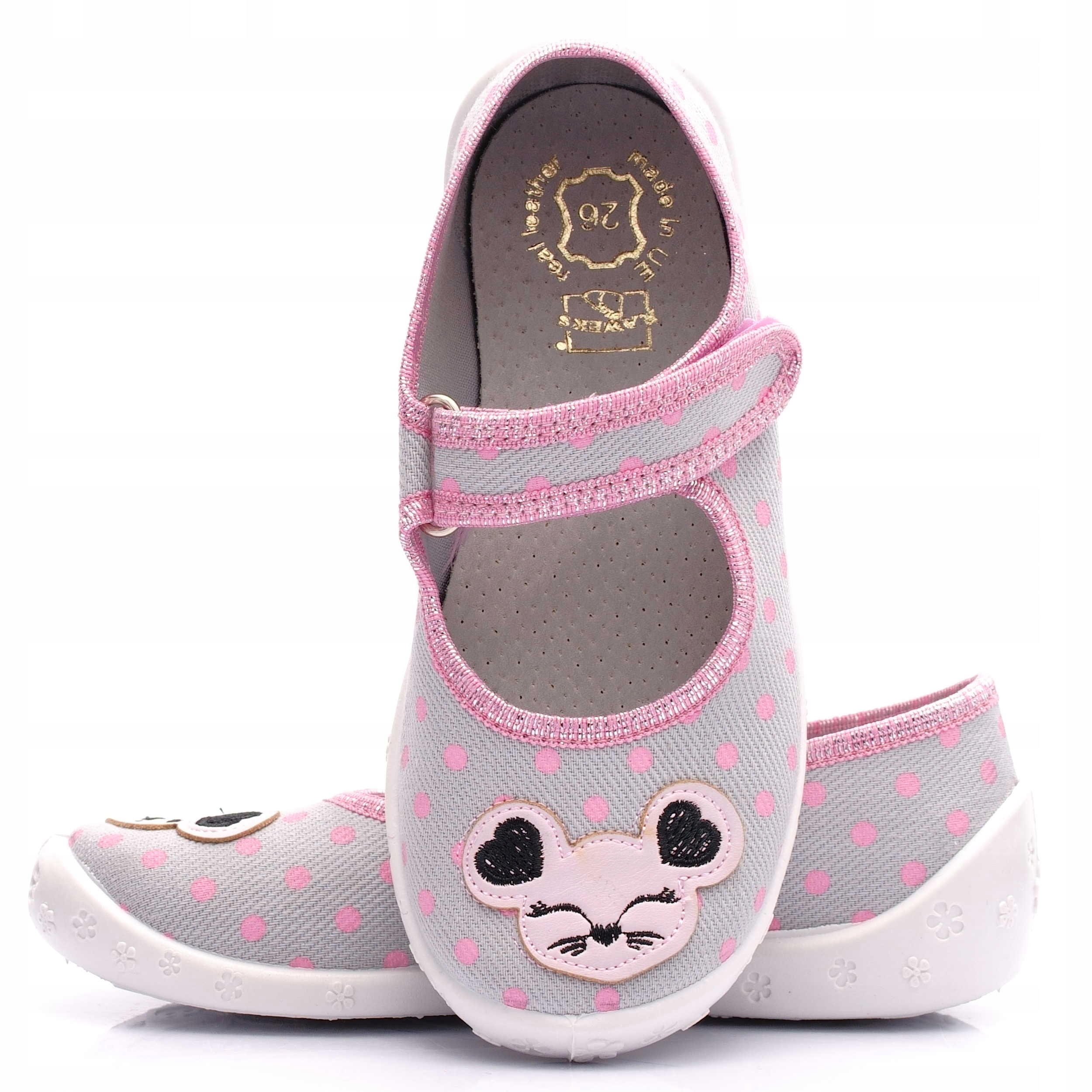 RAWEKS KAPCIE DZIECIĘCE buty z wkładką skórzaną 33 Kod producenta Dorcia D22 myszka