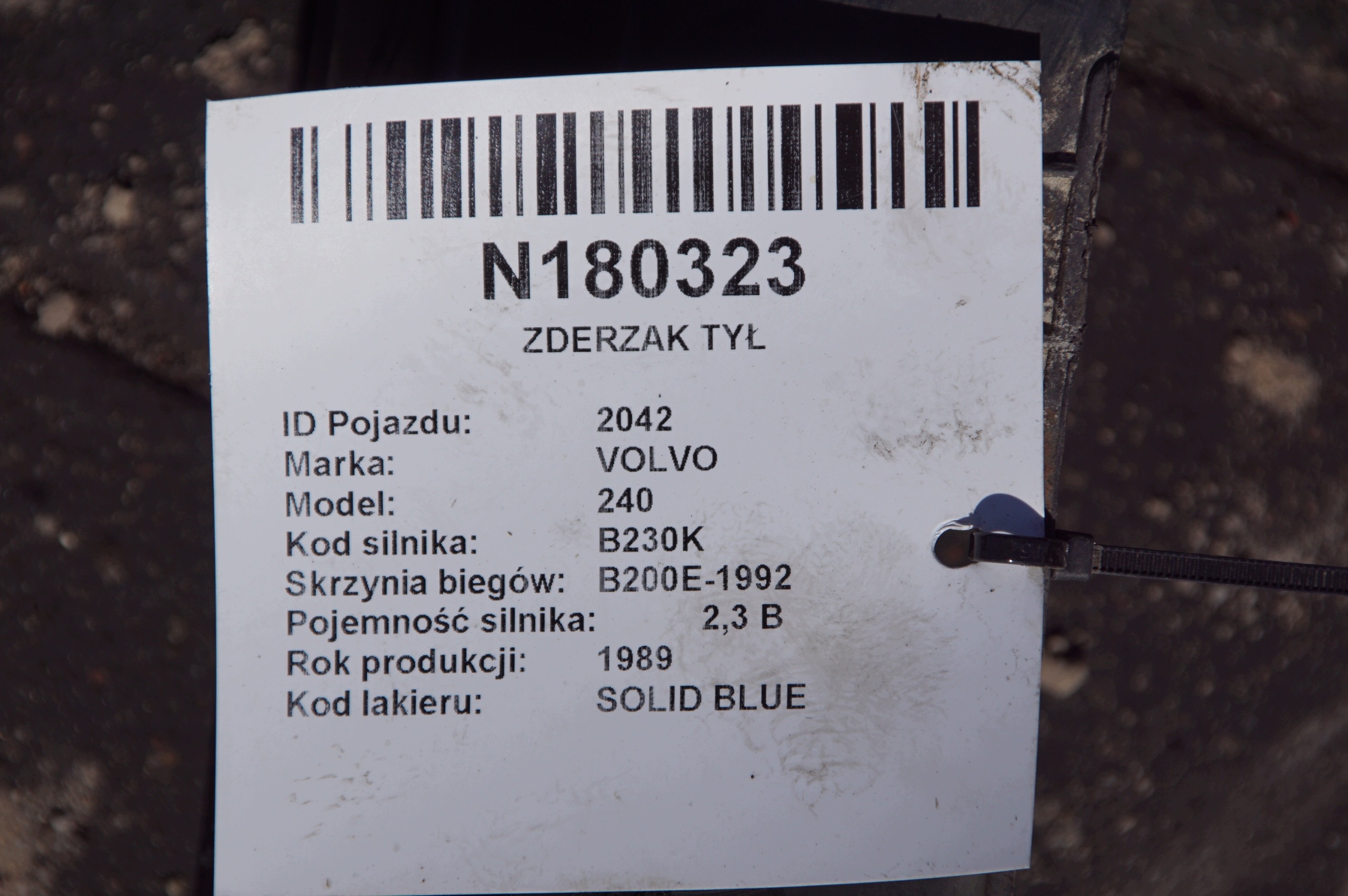 Stoßstange heck VOLVO 240