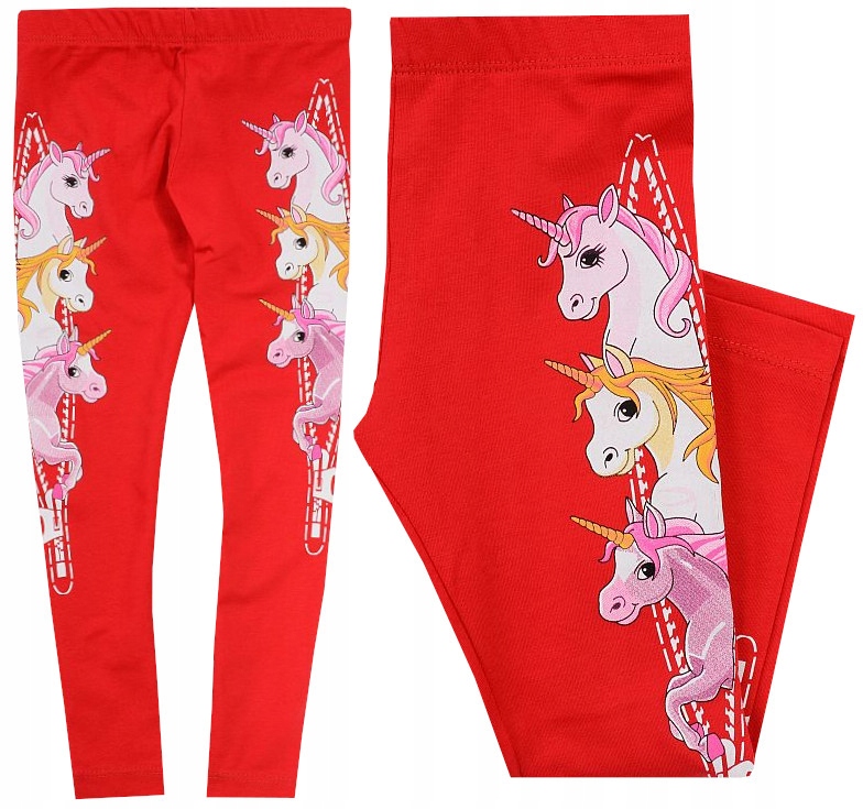 

Getry Legginsy długie Bawełna Jednorożce 128 H003B