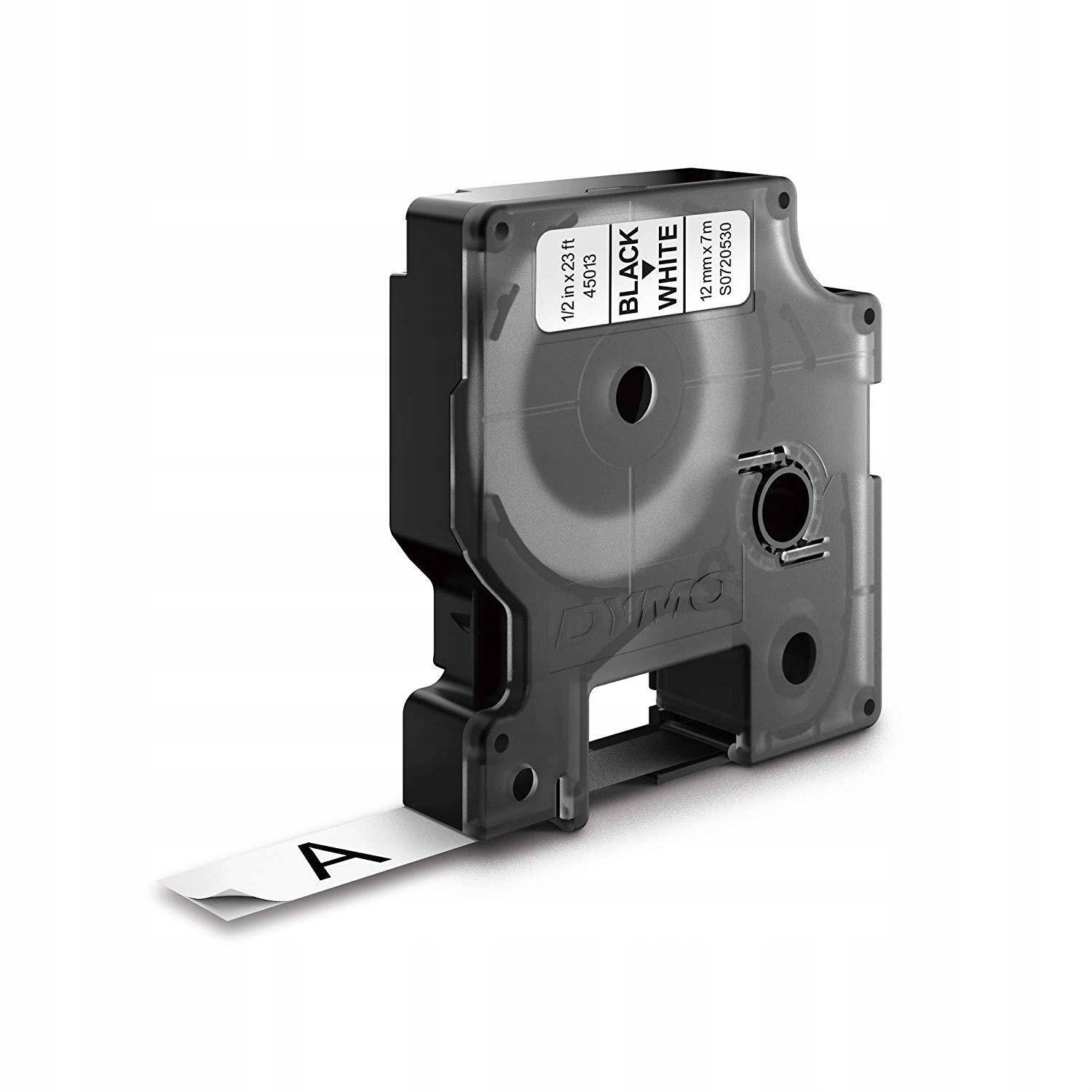 Taśma do drukarki Dymo S0720530 biała 12 mm x 7 m