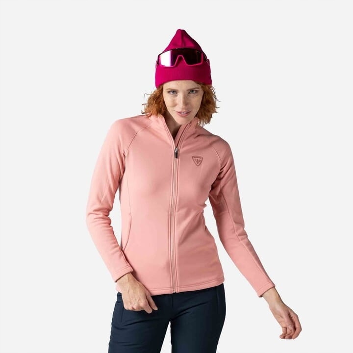 Mikina Rossignol Classique Clim dámská růžová Xs