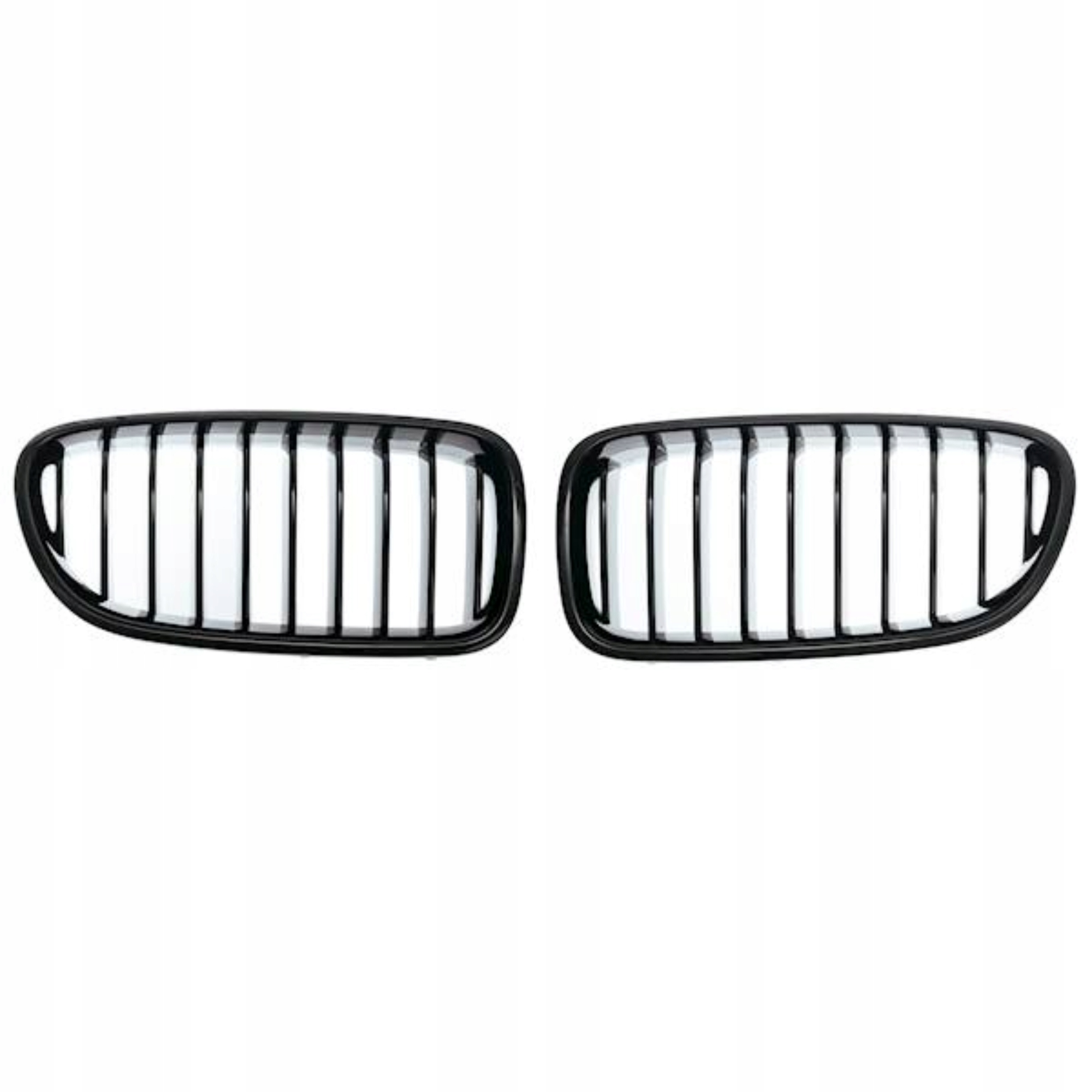 Bmw 5 F10 2009-2017 Gril Ledviny Atrapy Černý Lesk Gril Komplet P+l Nové