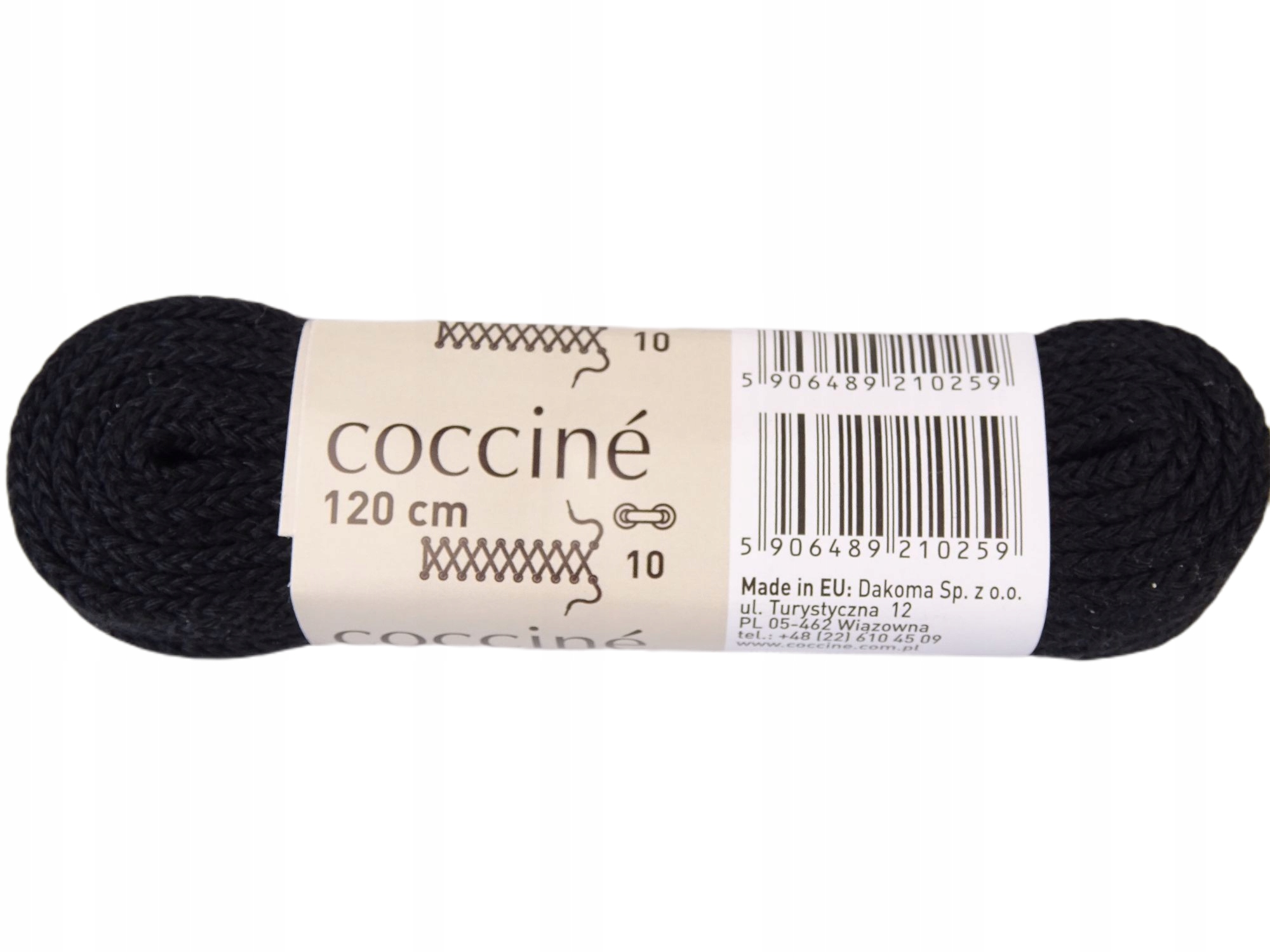 

Sznurowadła sznurówki Płaskie bawełna 120cm Czarne