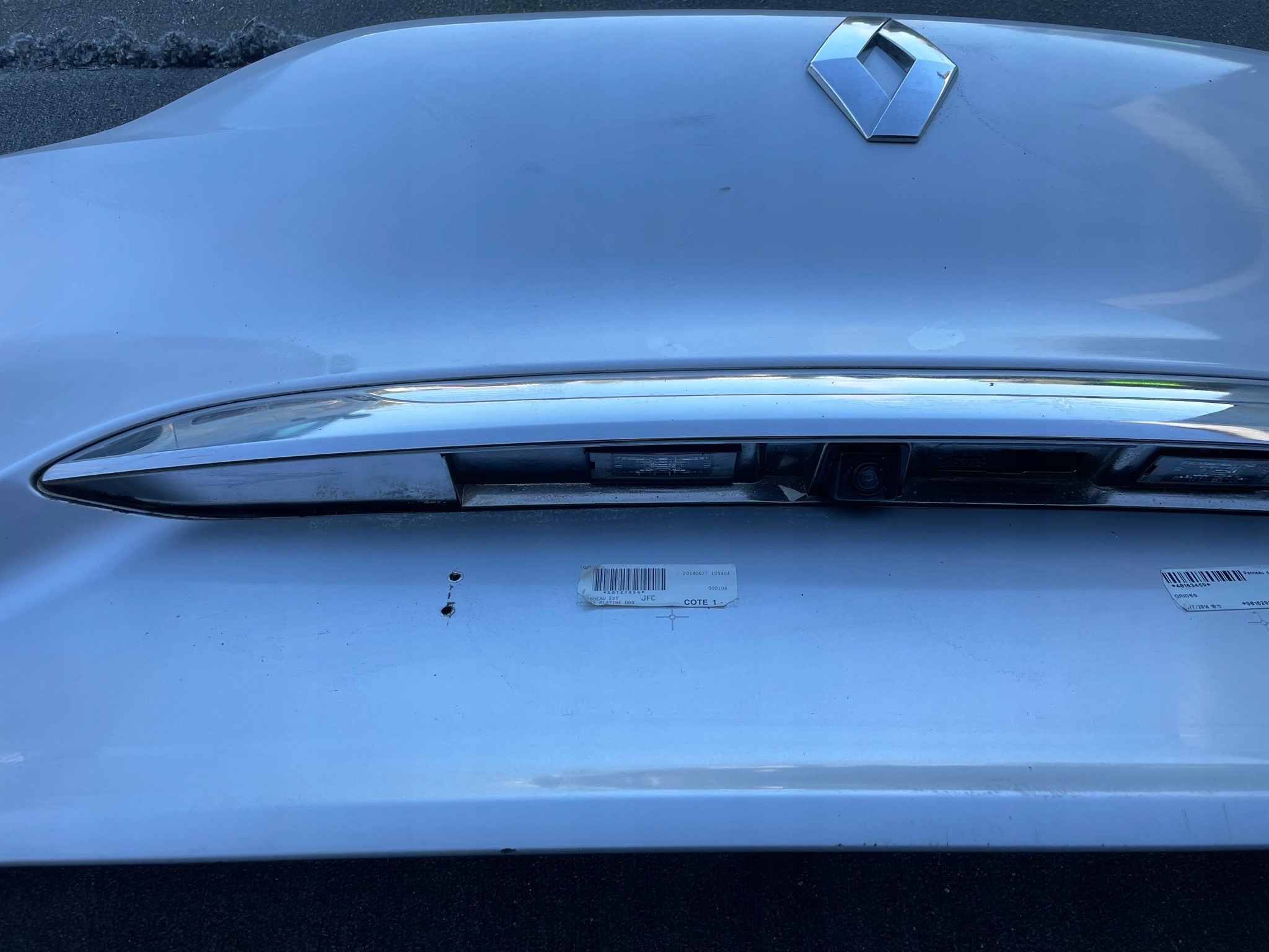 RENAULT ESPACE V CAP TRUNK DOOR BOOT KAMERA