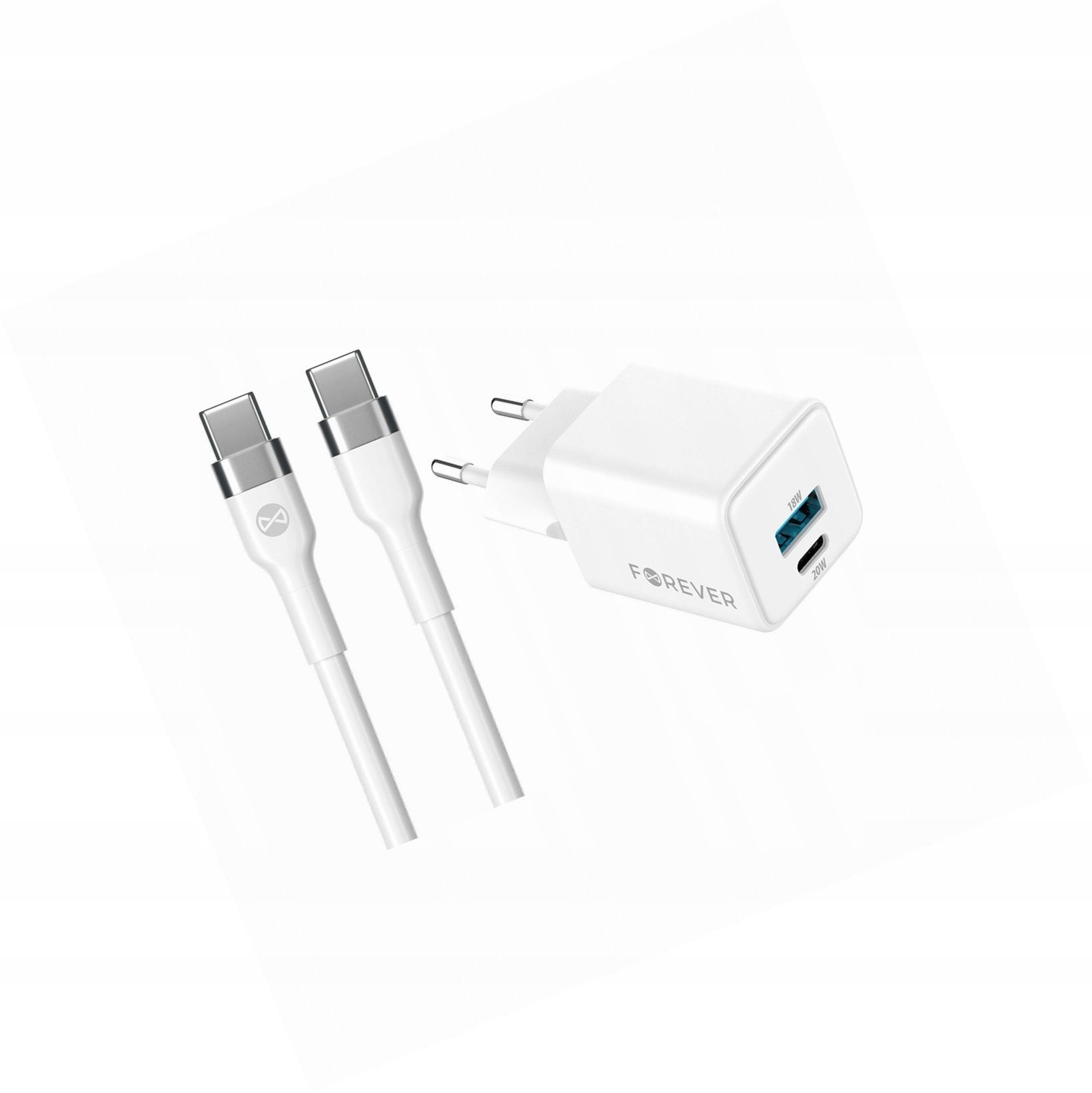 Szybka ładowarka GaN 20W Usb i Usb-c do Samsung Galaxy S22 Ultra 5G