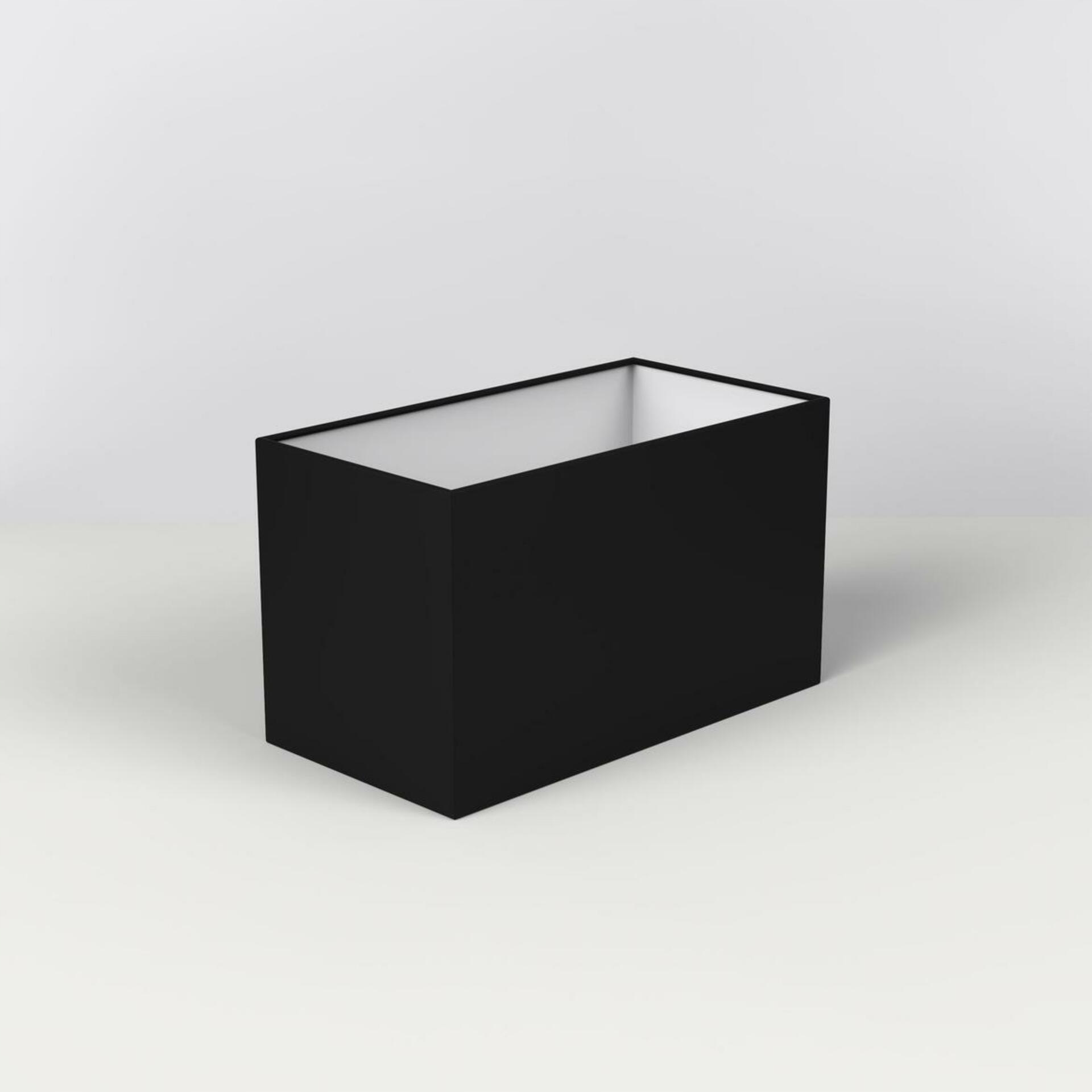 Tienidlo Astro Rectangle 250 E14 čierne minimalistický dizajn 125×250×100