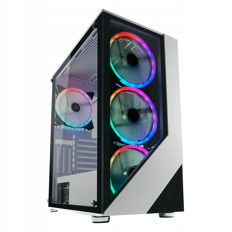 LC-Power Gaming 803W Midi Tower Czarny, Biały