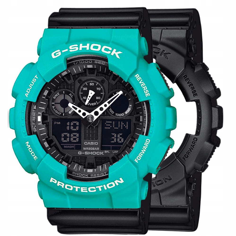 Hodinky Casio G-Shock Set GA-100-1A1ER Bezel 10410475 Řemínek 10553868 20