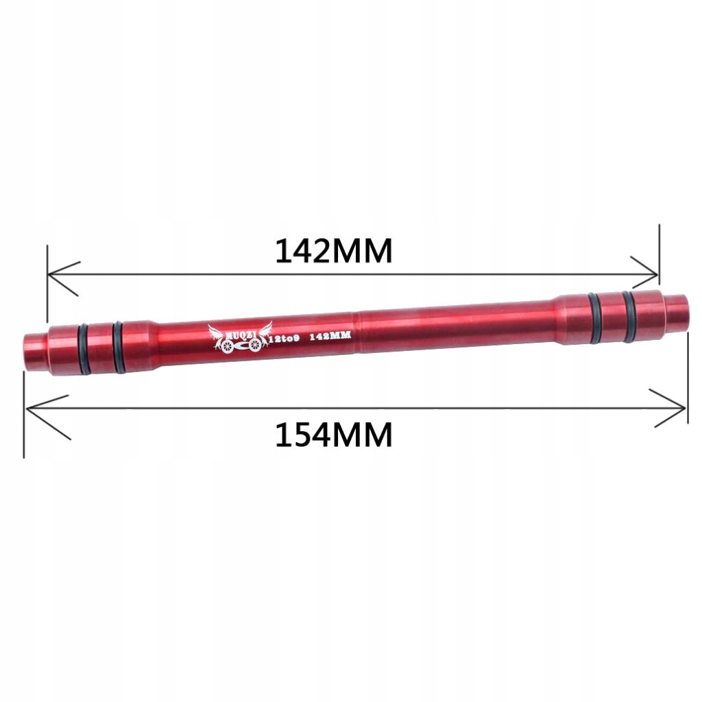 2Pcs Bike 12mm Thru Axle To Standard 9mm Wheel Adapter MTB Liczba biegów 1