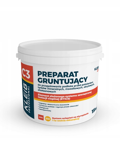 

Kleib C3 Preparat gruntujący 15kg