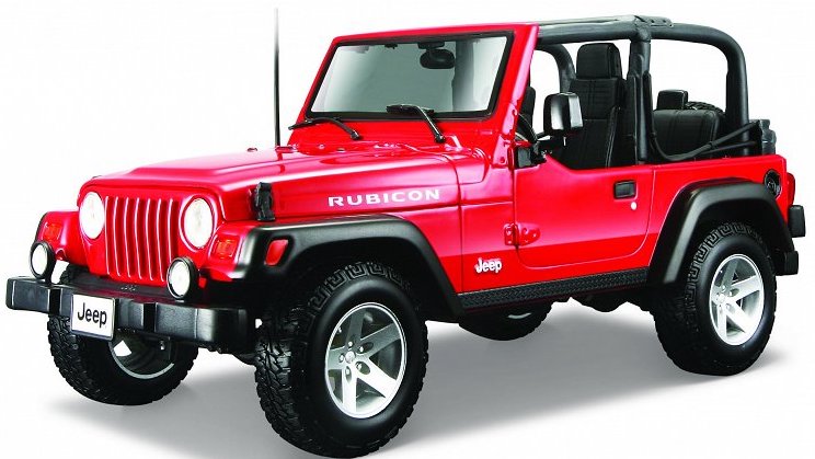 Jeep Wrangler Rubicon 1:18 kovový model Maisto 31663