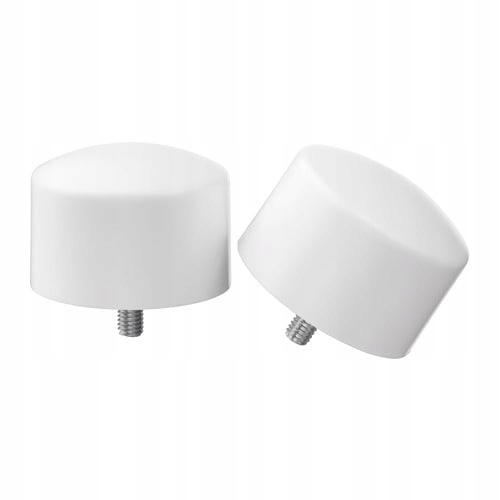 

Ikea Raffig Końcówki 1 para biały