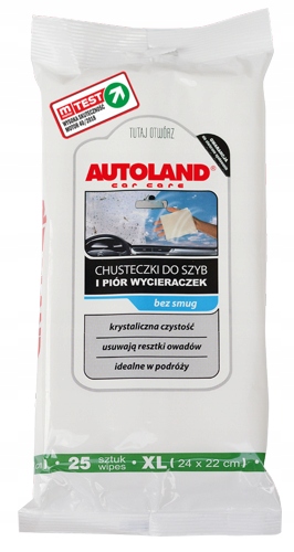 

Autoland Chusteczki Do Szyb I Piór Wycieraczek 25