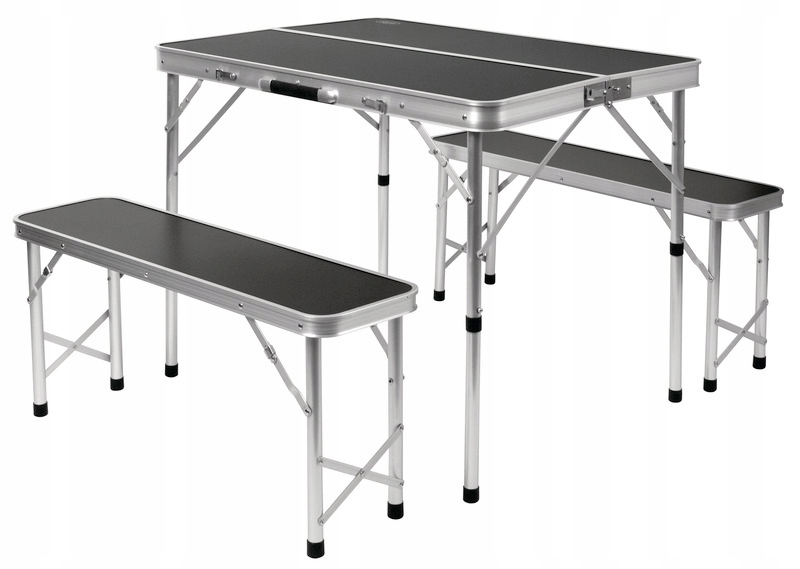 91035 - PICKNICK Camping table with 90x68 складные скамейки