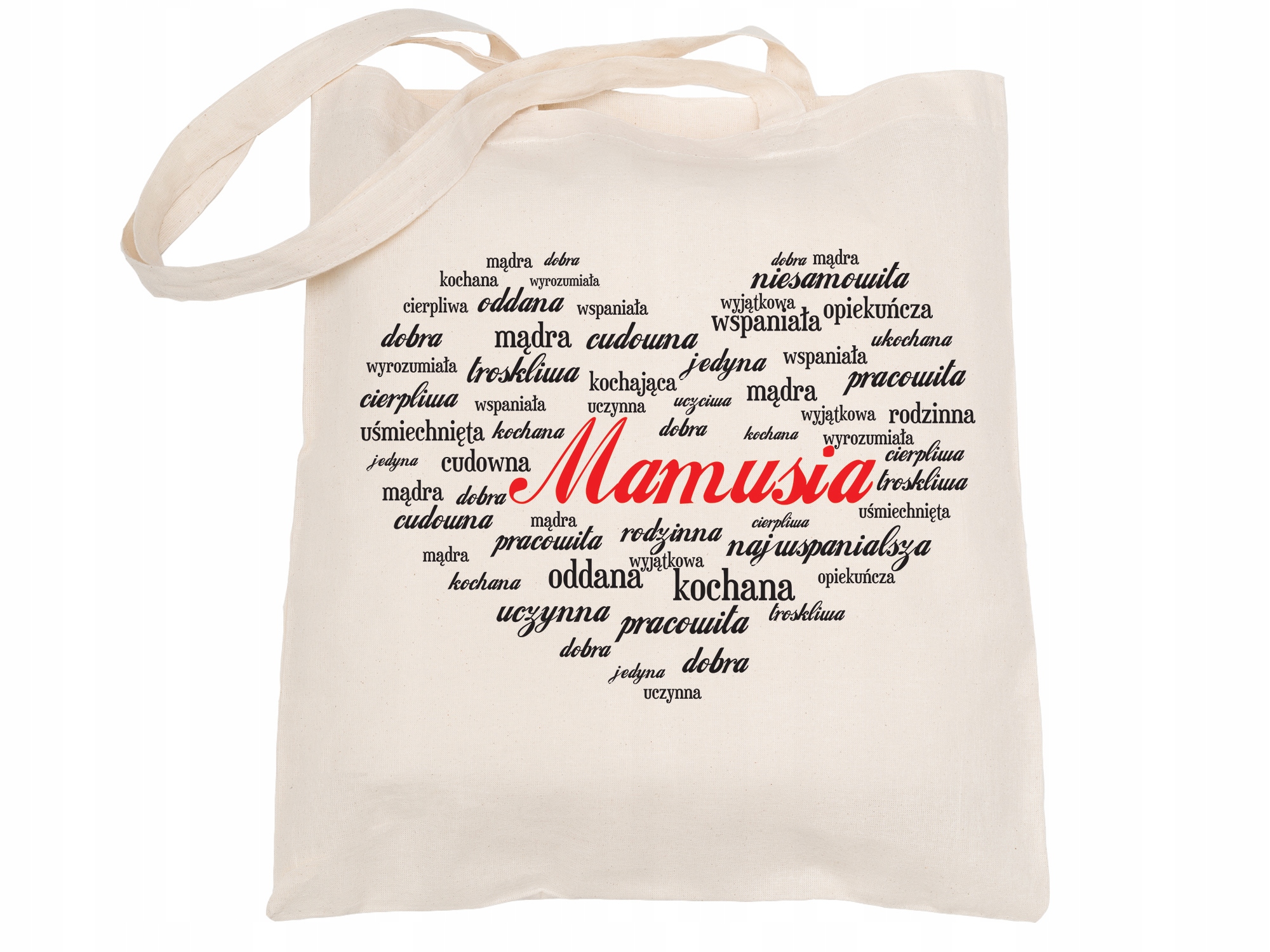 

Torba bawełniana na Dzień Matki Mamy Eko